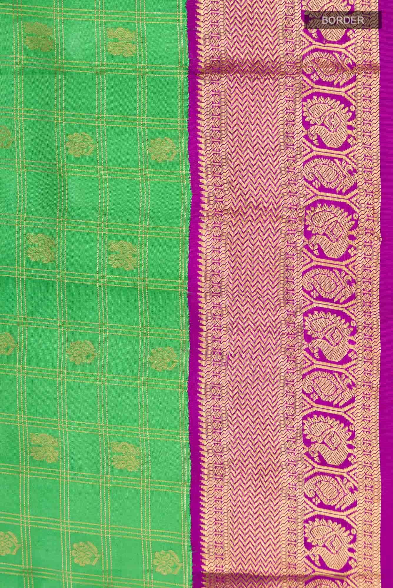 Green Kanchipuram Silk Saree