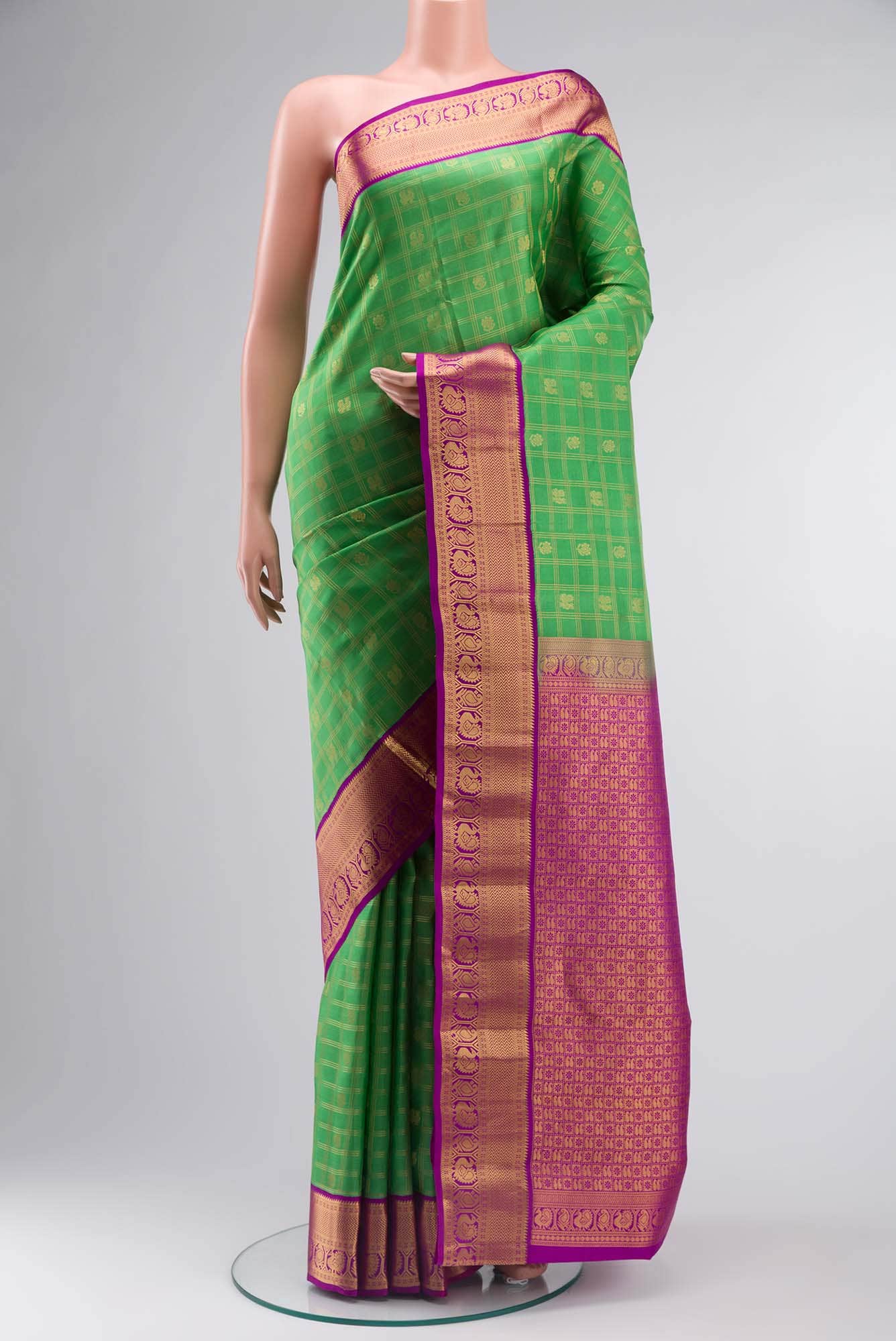Green Kanchipuram Silk Saree