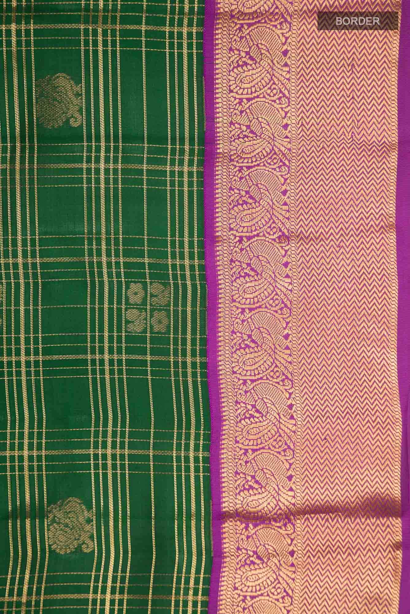 Green Kanchipuram Silk Saree