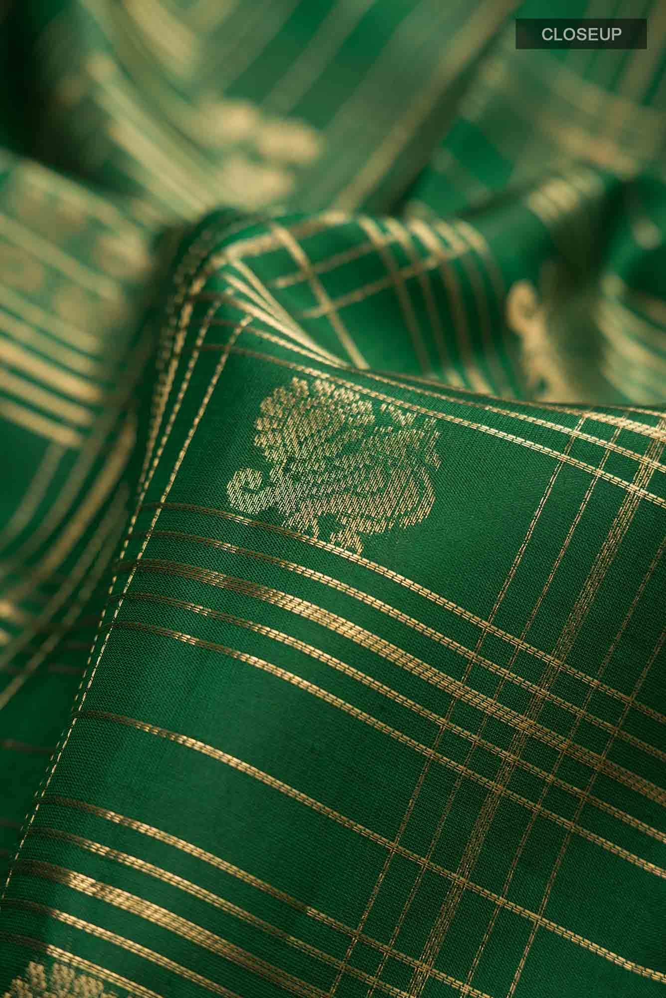 Green Kanchipuram Silk Saree