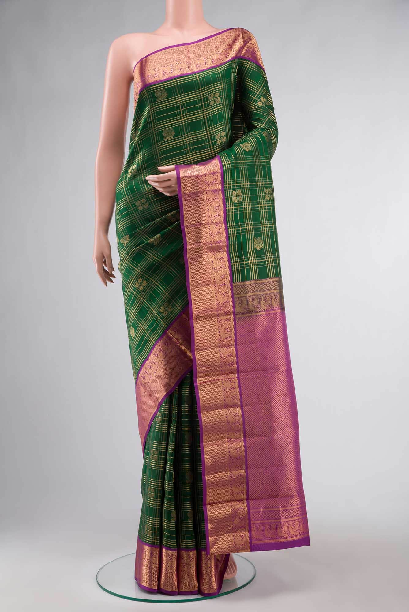Green Kanchipuram Silk Saree