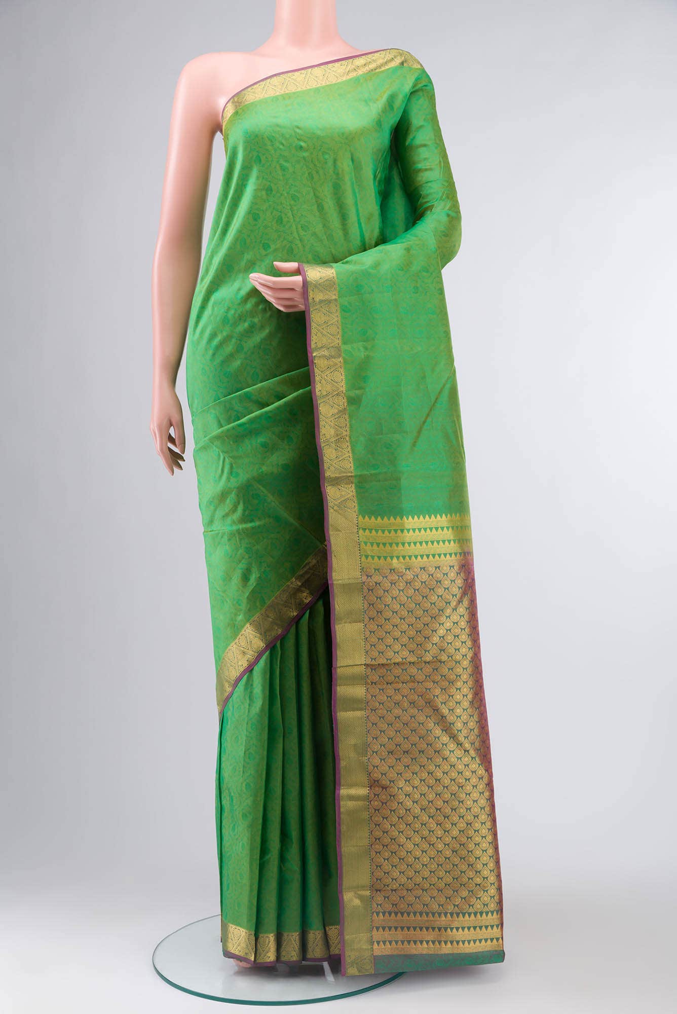 Green Kanchipuram Silk Saree