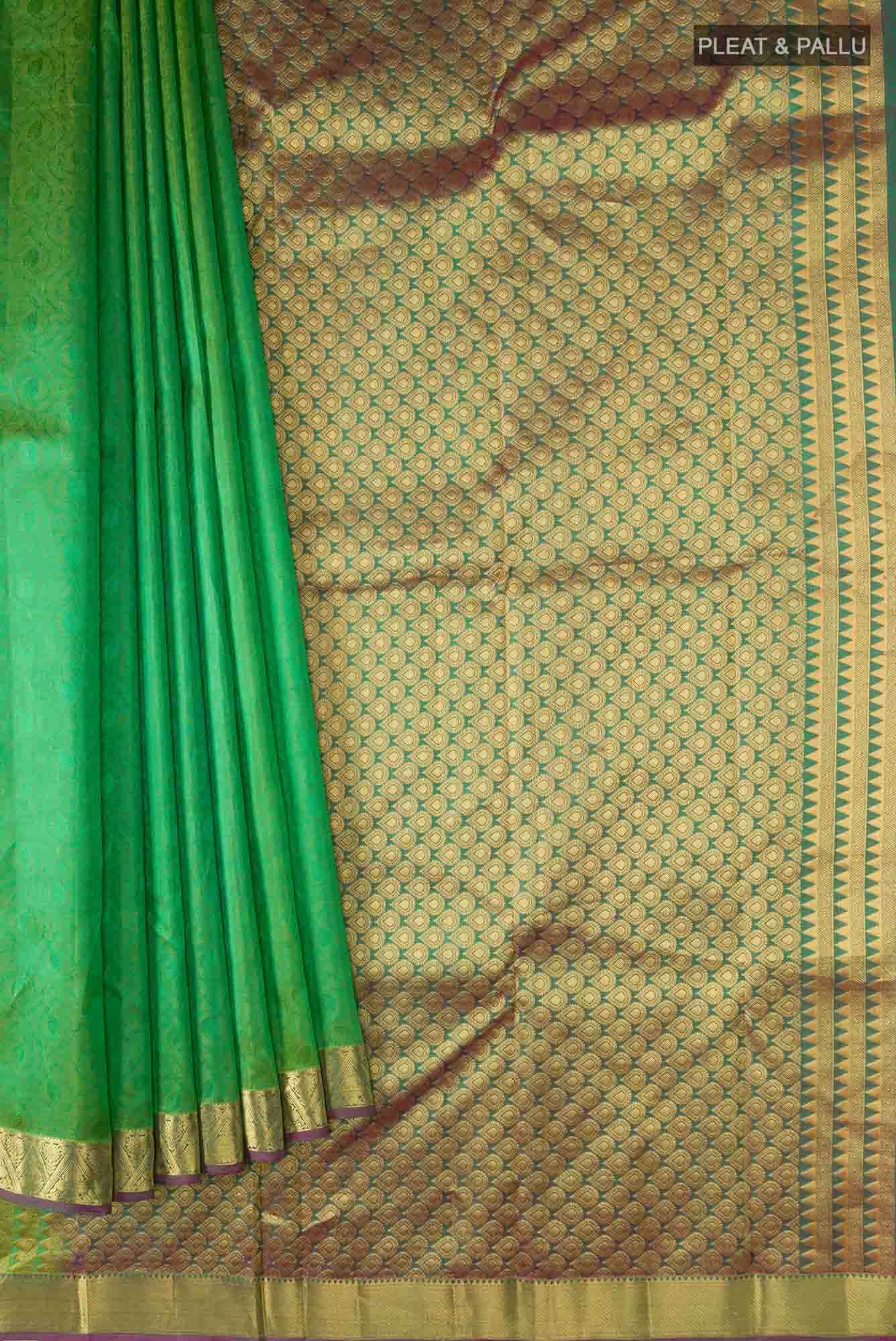 Green Kanchipuram Silk Saree