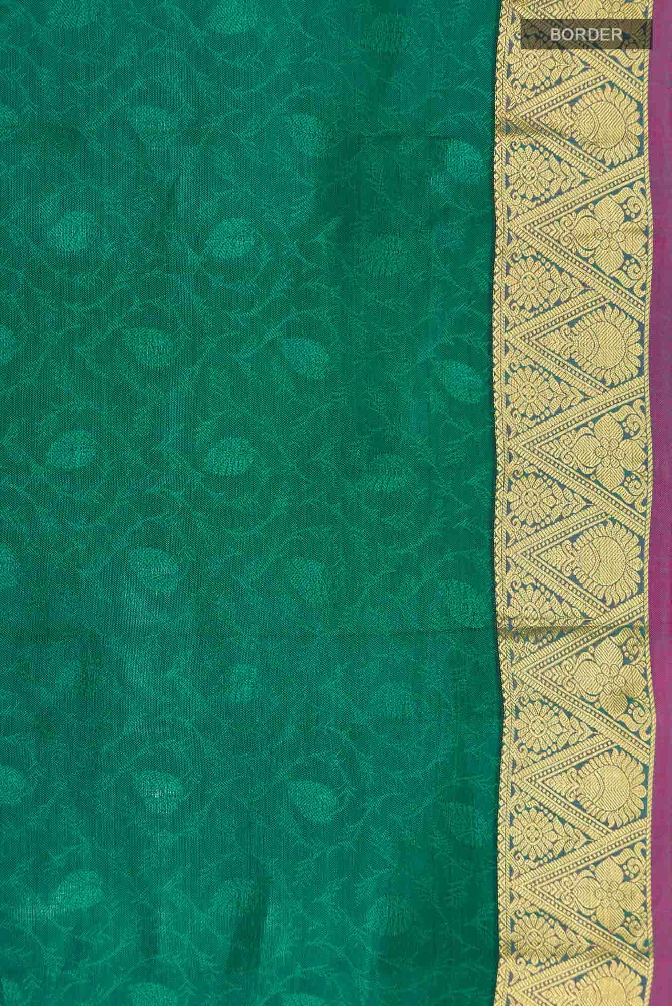 Green Kanchipuram Silk Saree