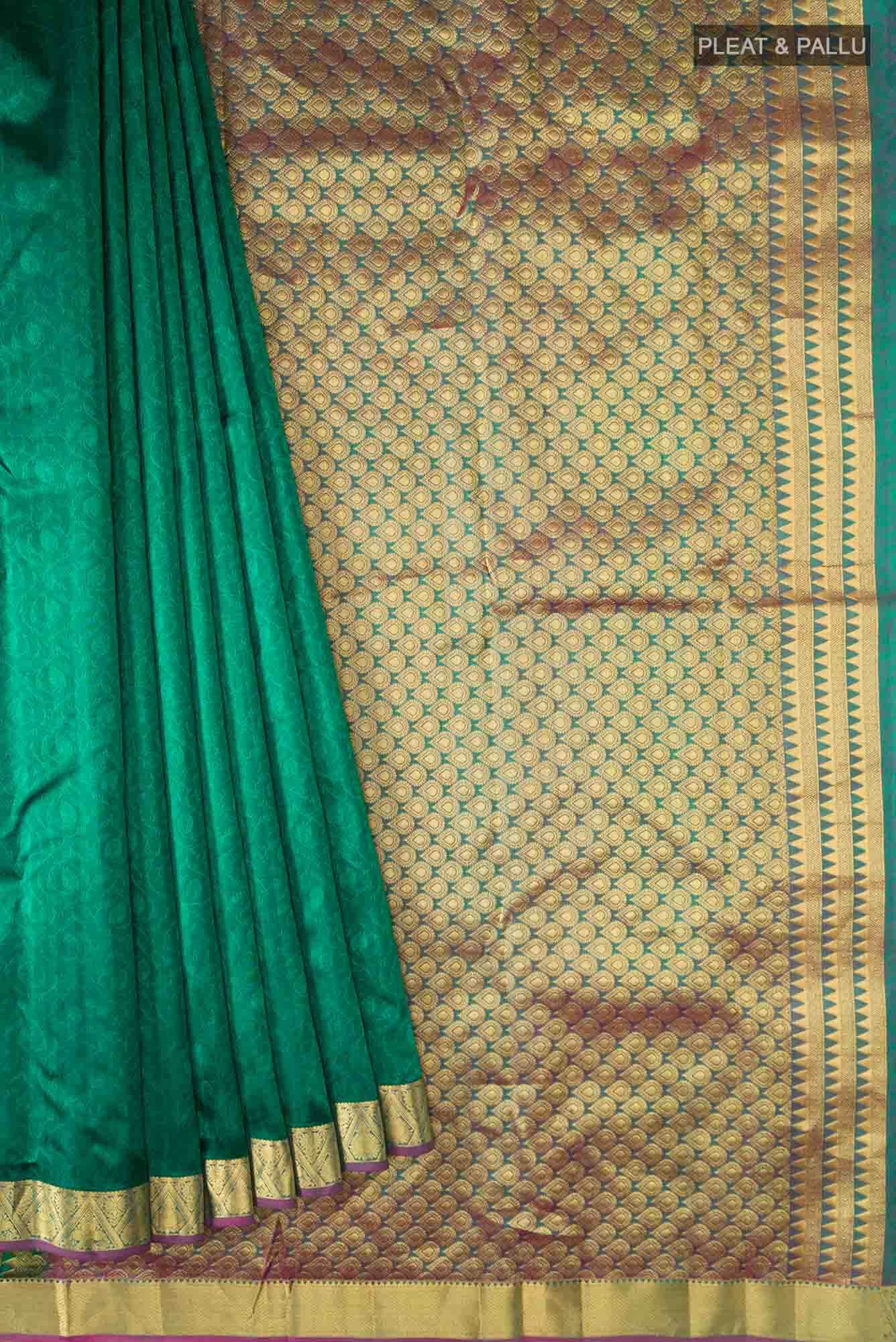 Green Kanchipuram Silk Saree