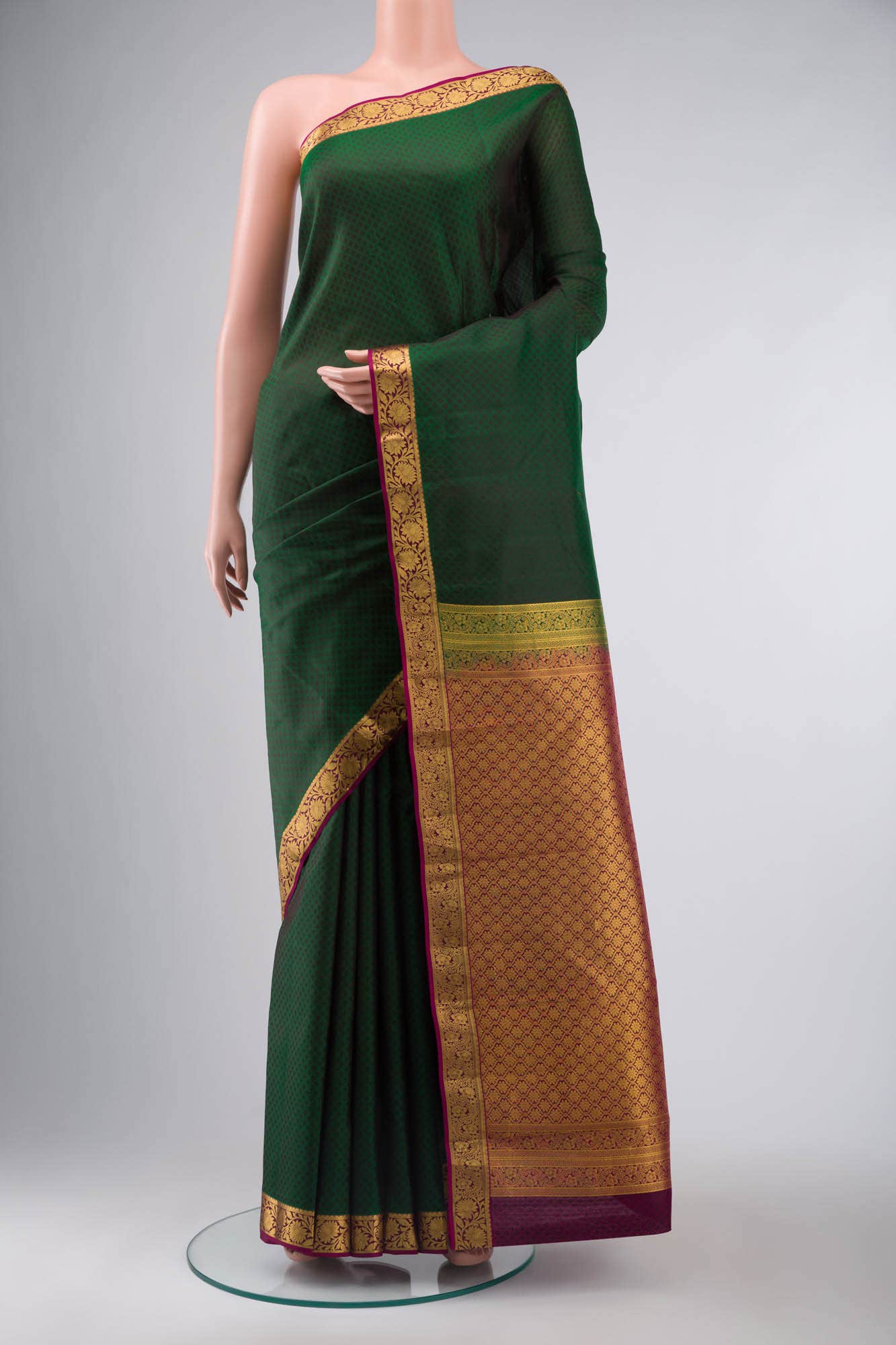 Green Kanchipuram Silk Saree