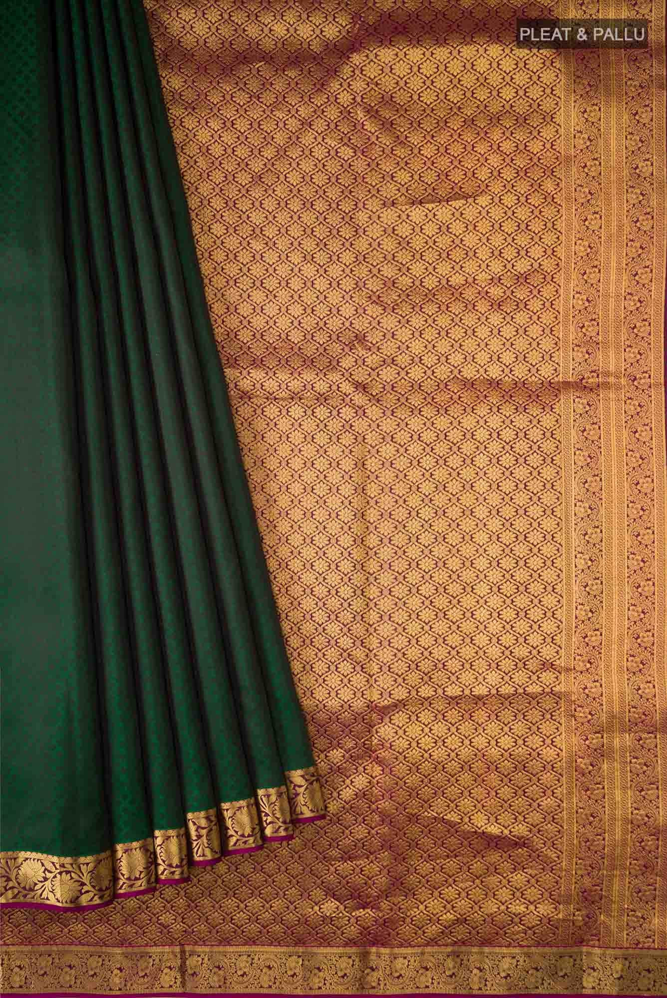 Green Kanchipuram Silk Saree