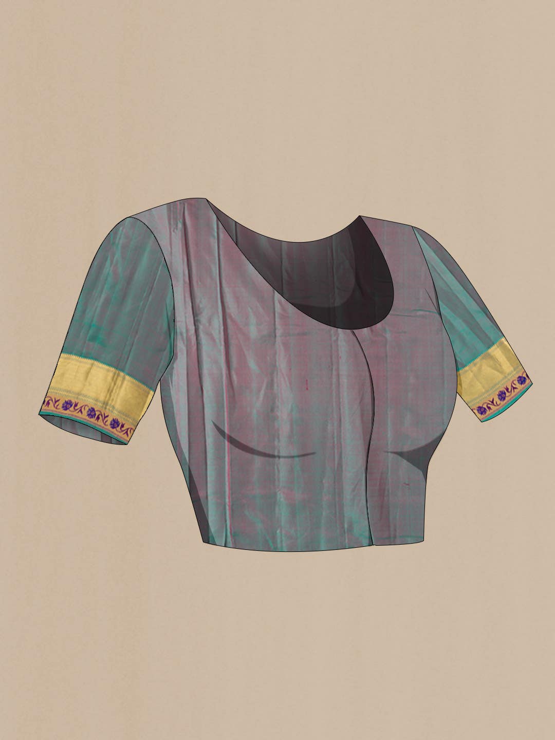 Pink Kanchipuram Silk Saree