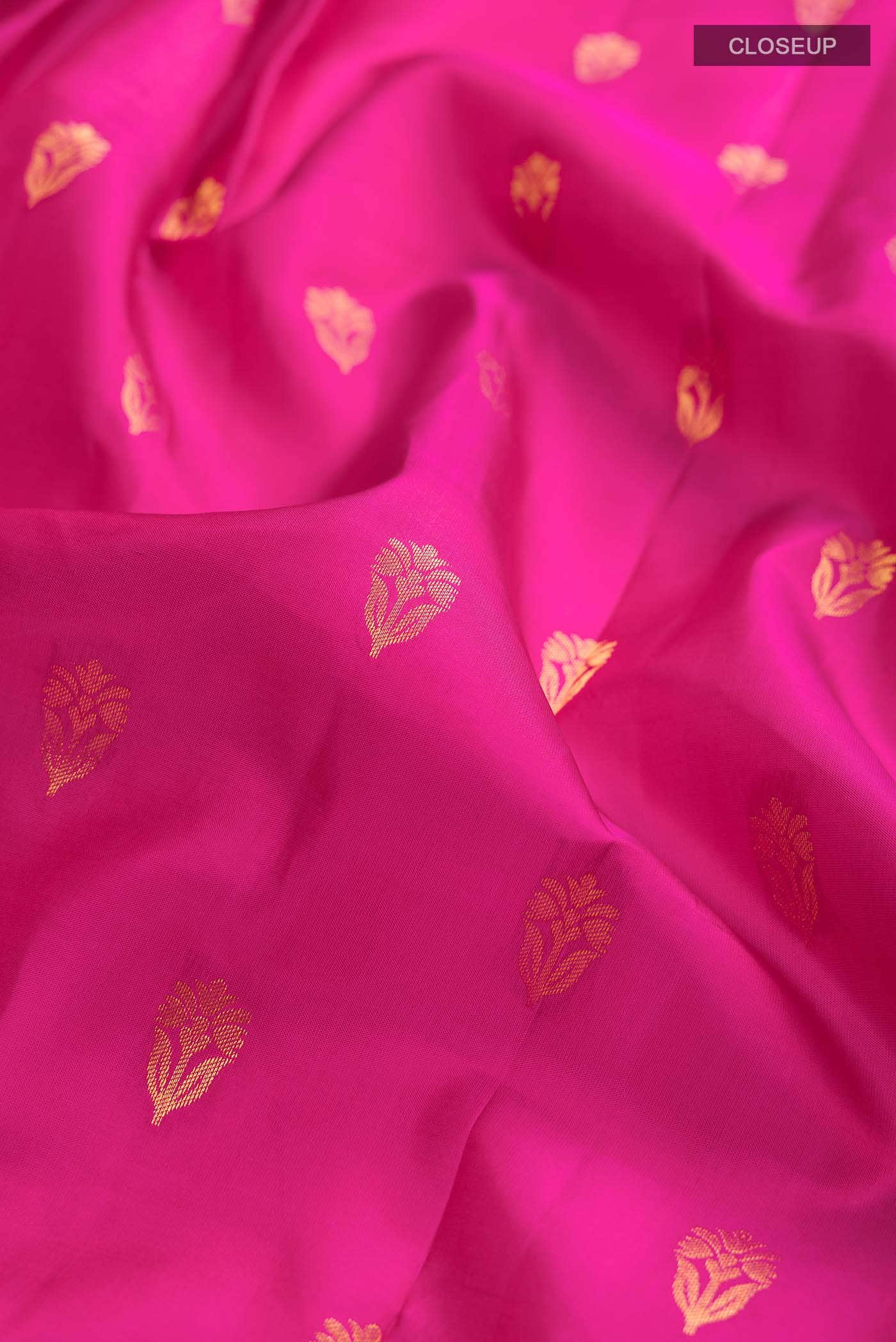 Pink Kanchipuram Silk Saree