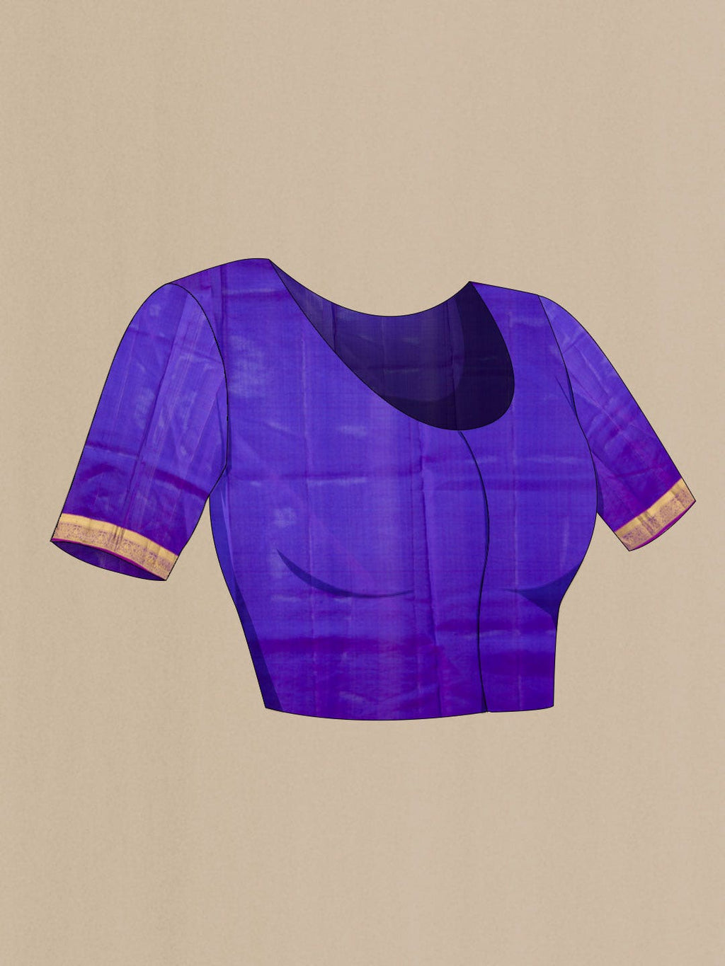 Blue Kanchipuram Silk Saree