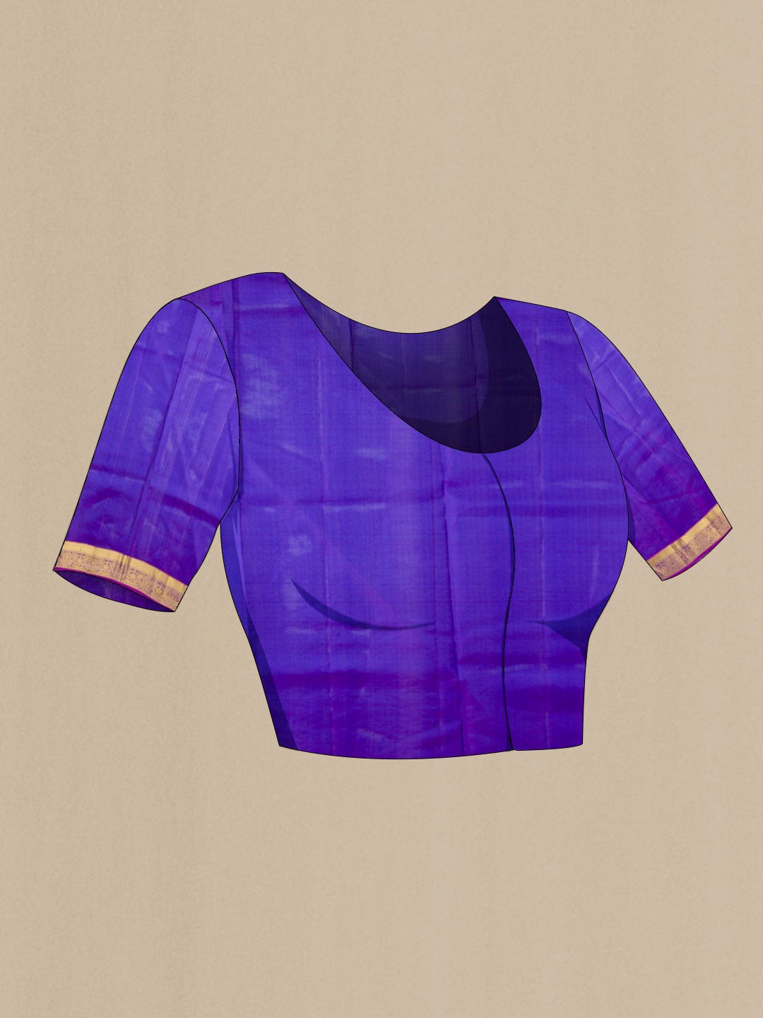 Blue Kanchipuram Silk Saree
