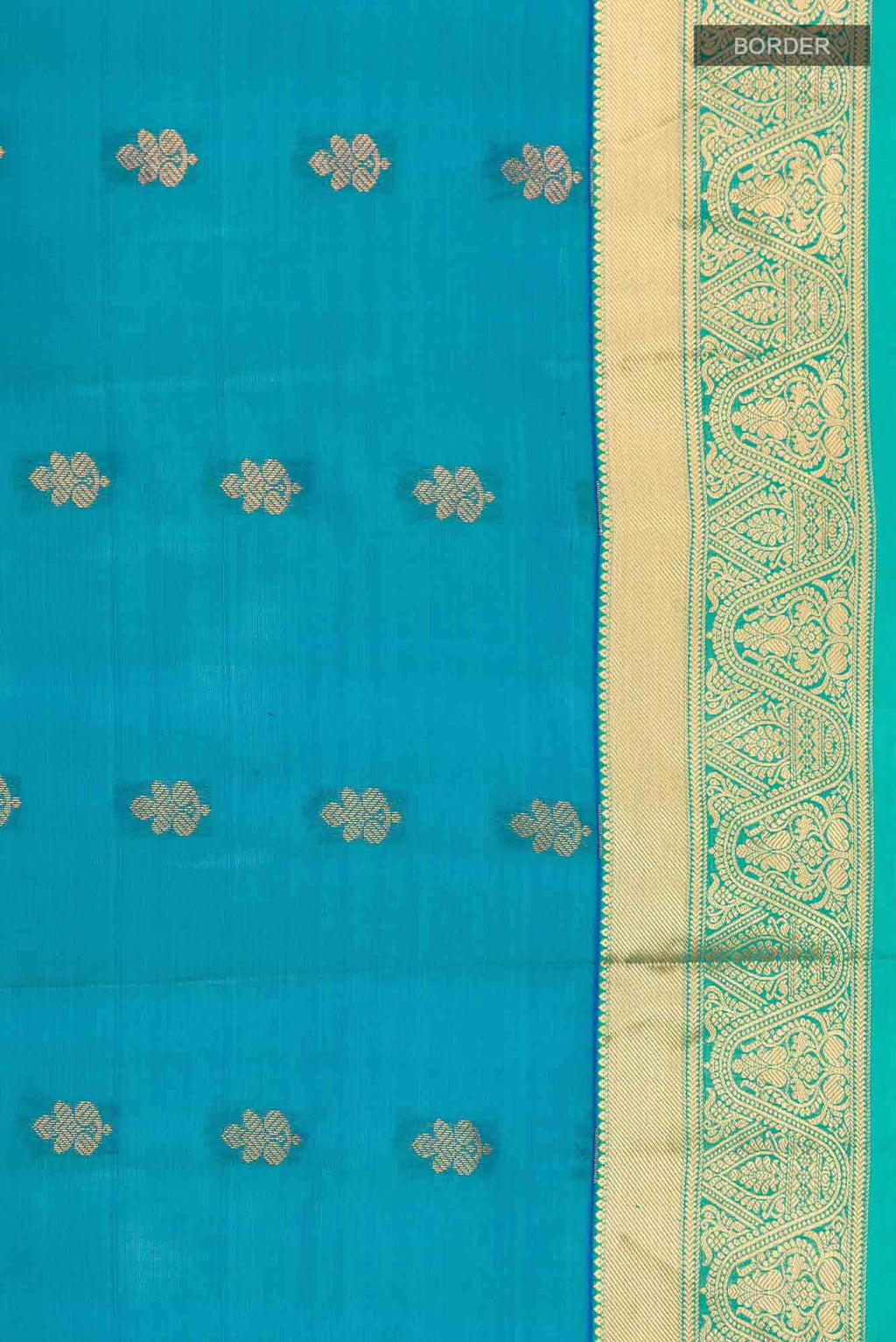 Blue Kanchipuram Silk Saree