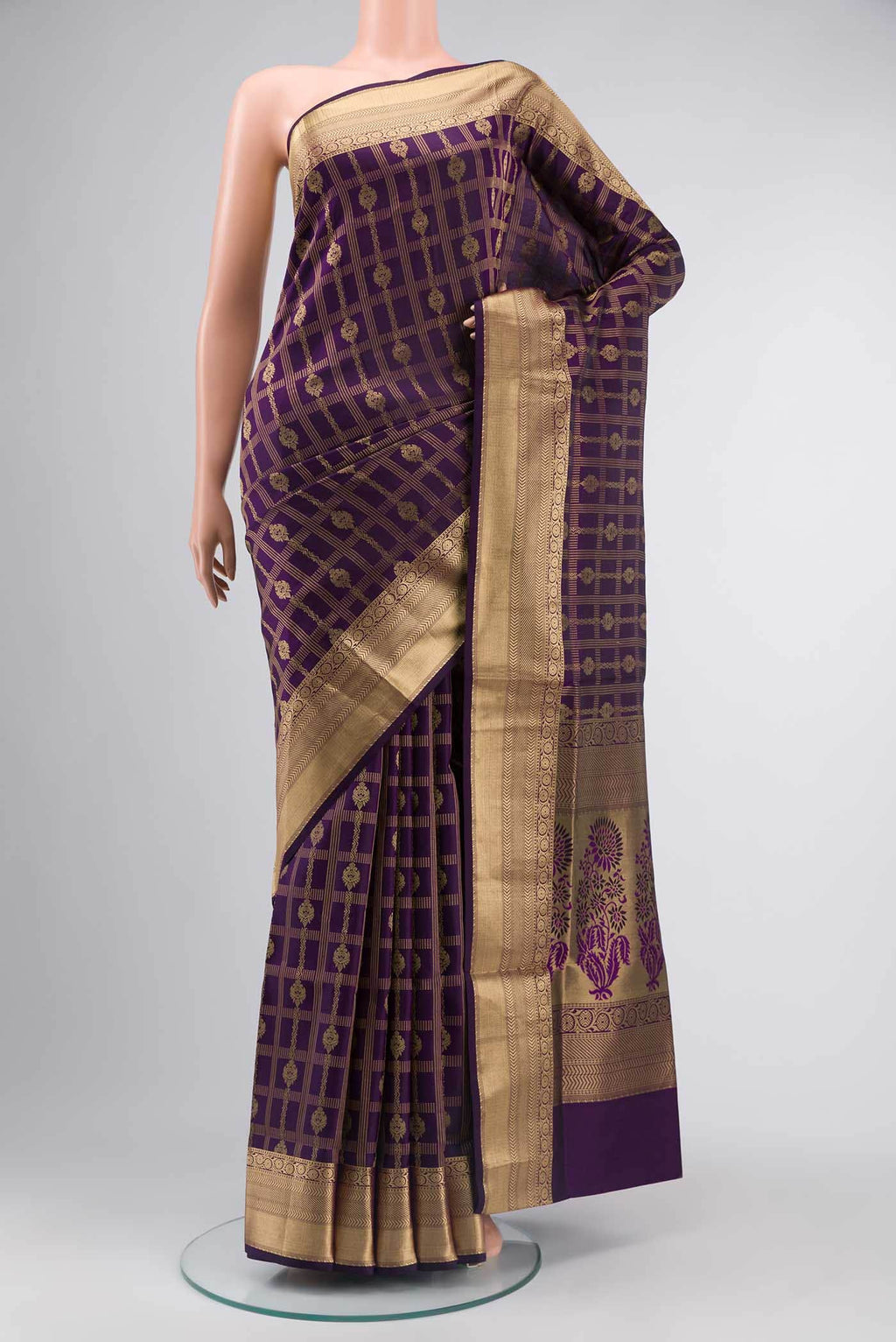 Purple Soft Silk Saree