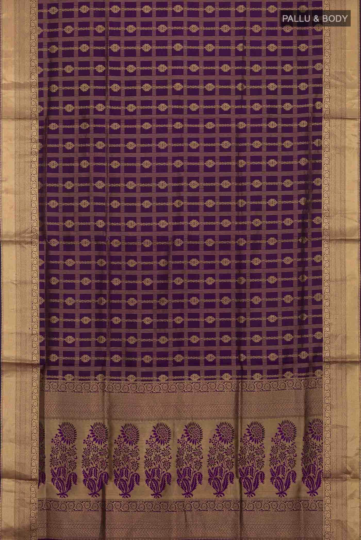 Purple Soft Silk Saree