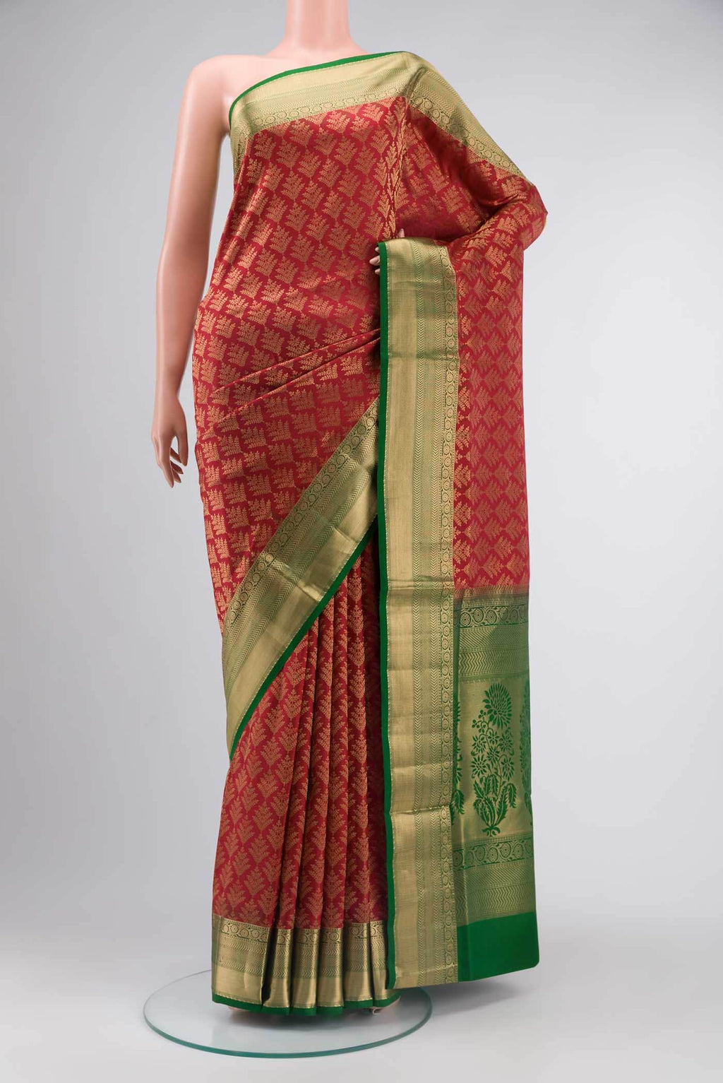 Maroon Soft Silk Saree