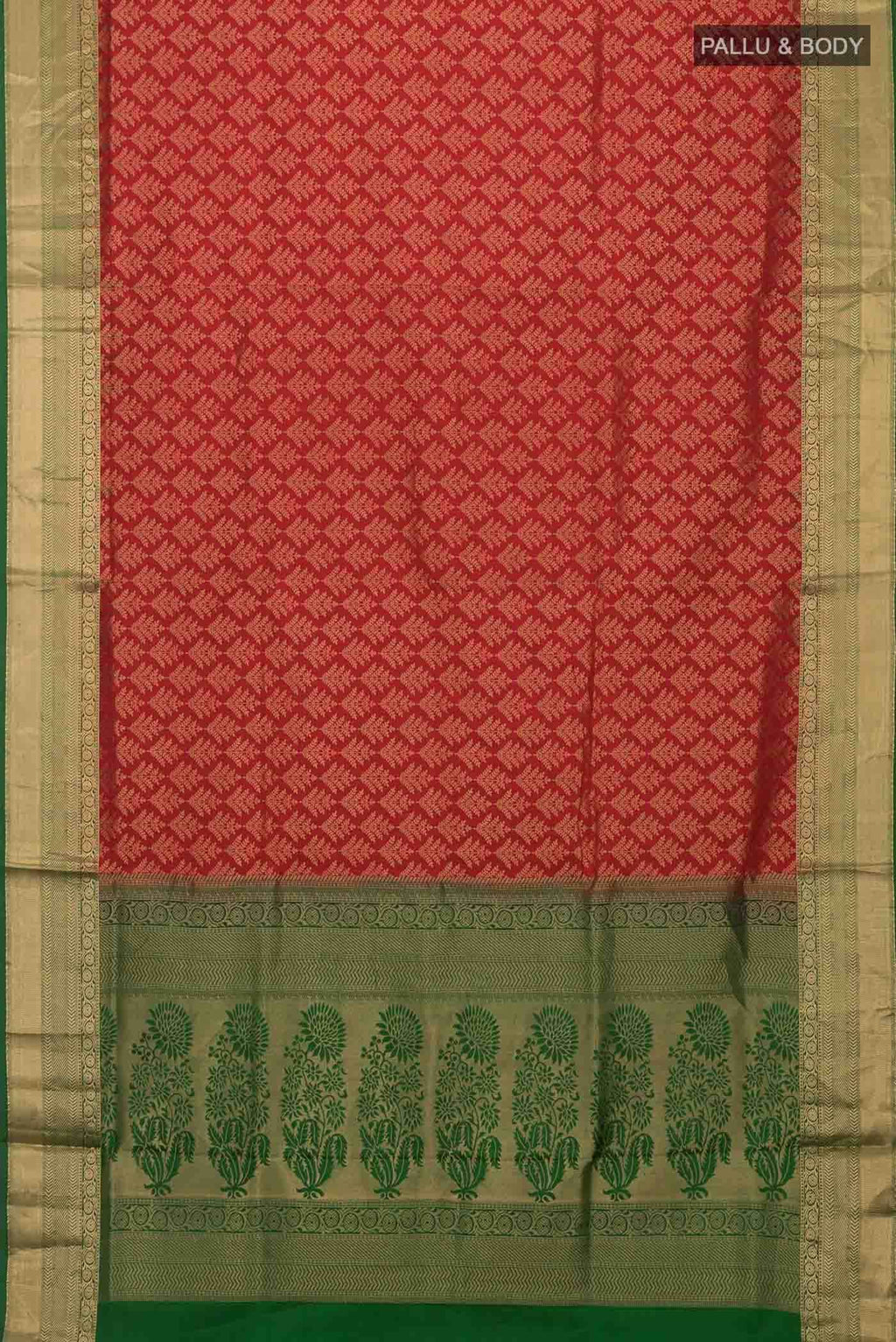 Maroon Soft Silk Saree