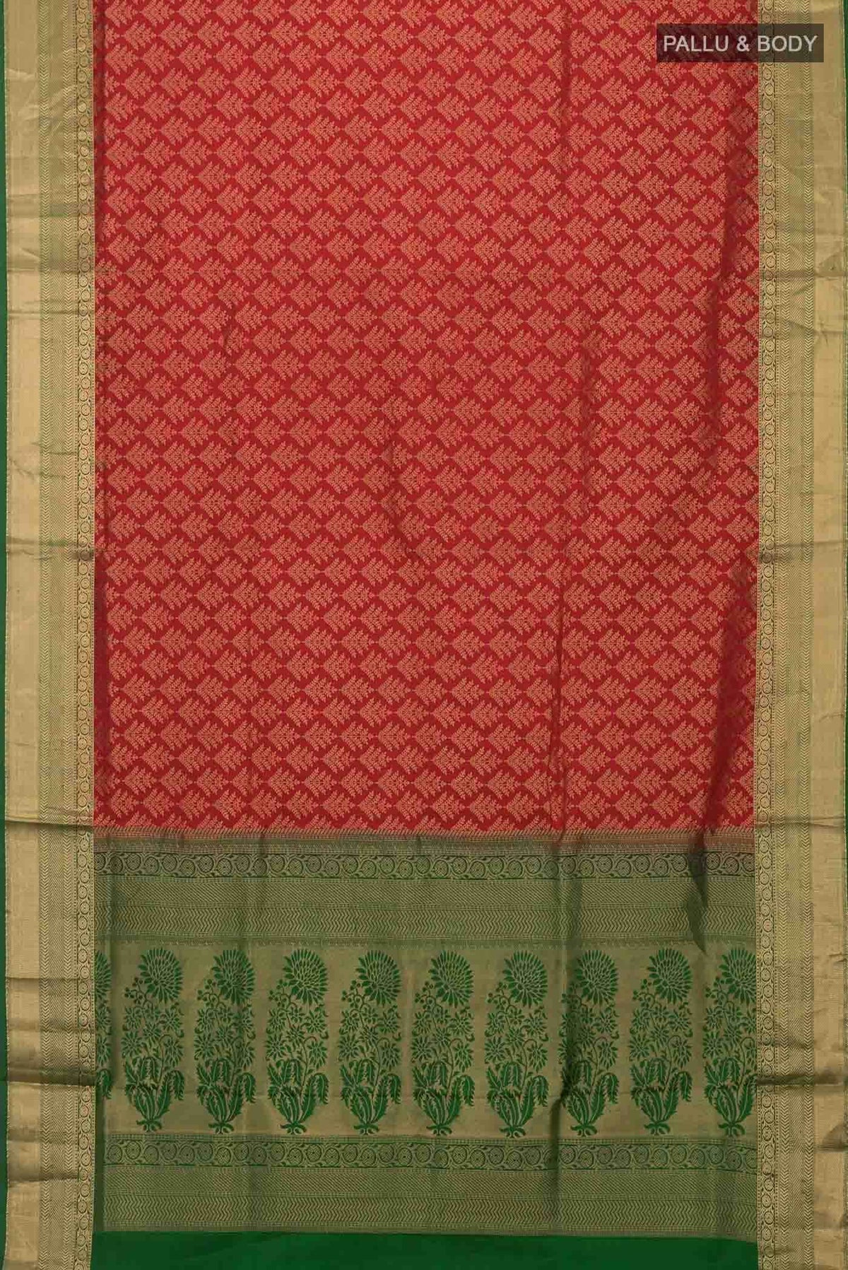 Maroon Soft Silk Saree