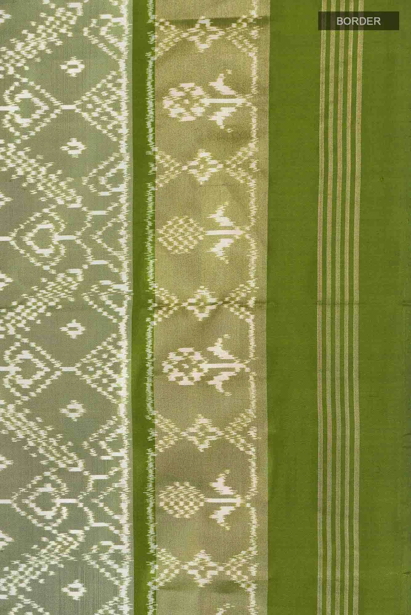 Green Pochampally Silk Saree