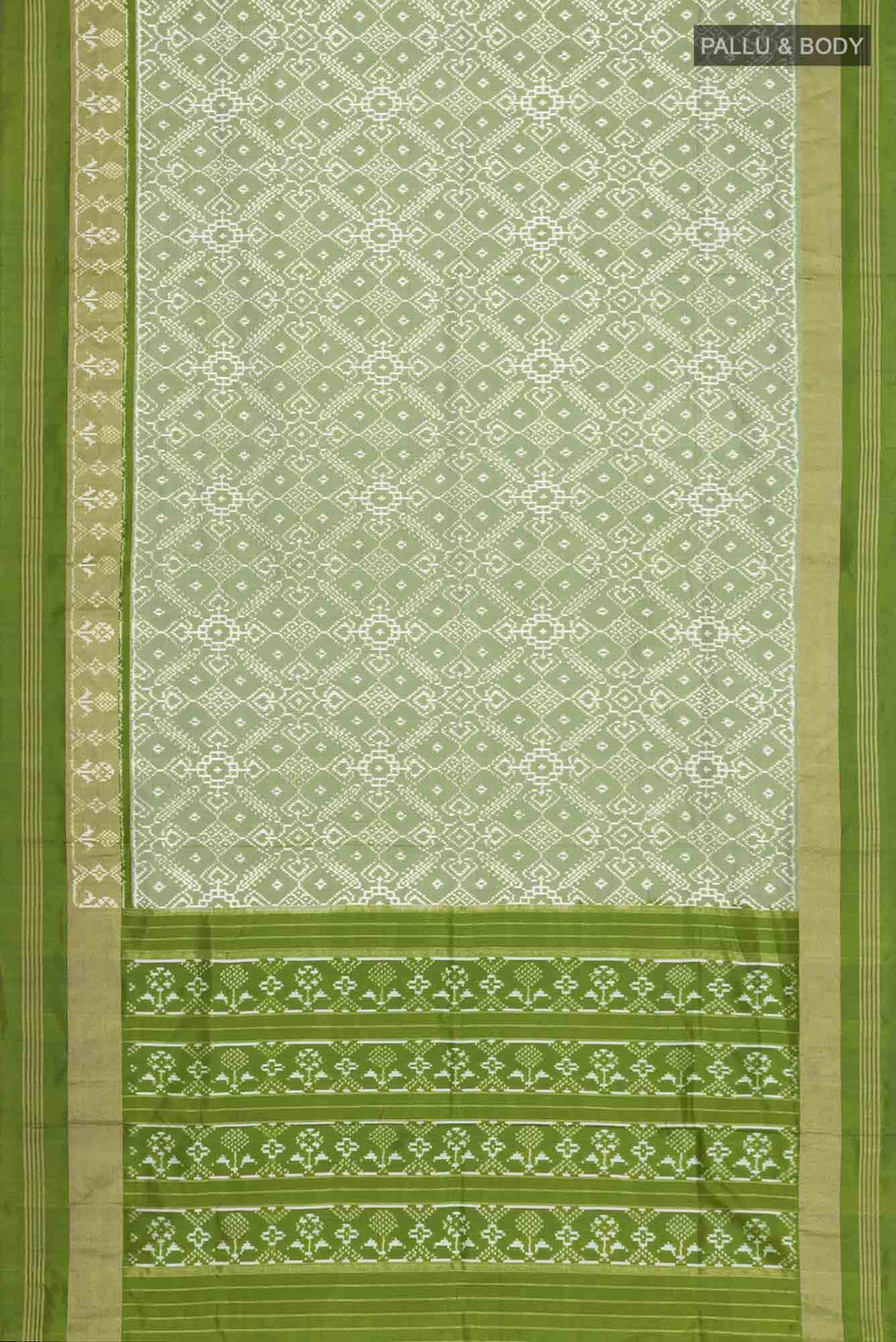 Green Pochampally Silk Saree