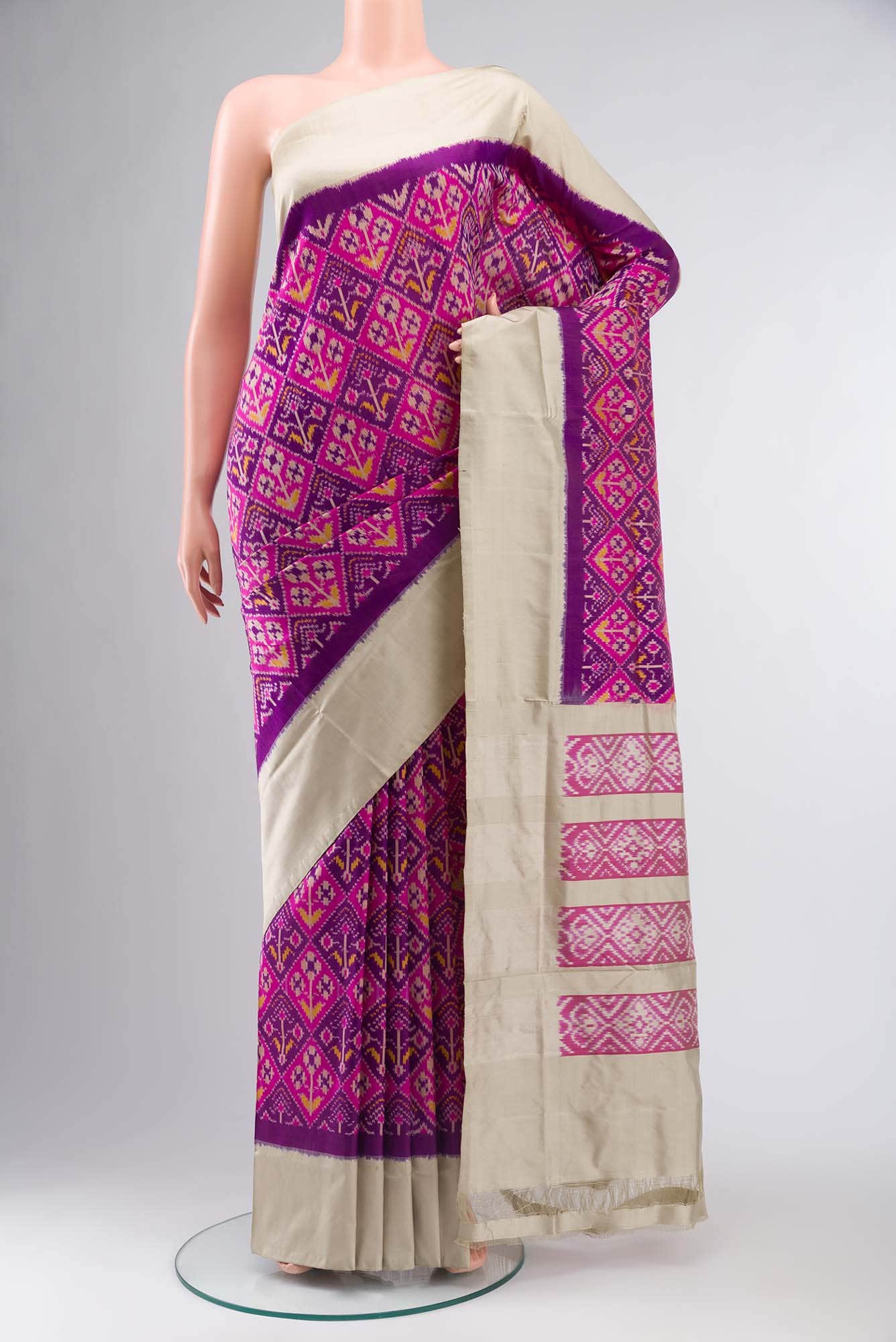 Multi Pochampally Silk Saree