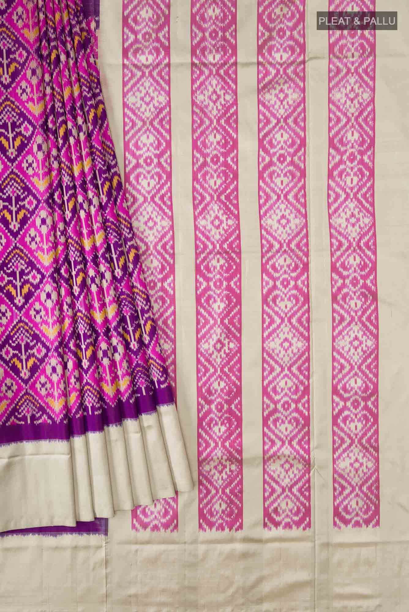 Multi Pochampally Silk Saree