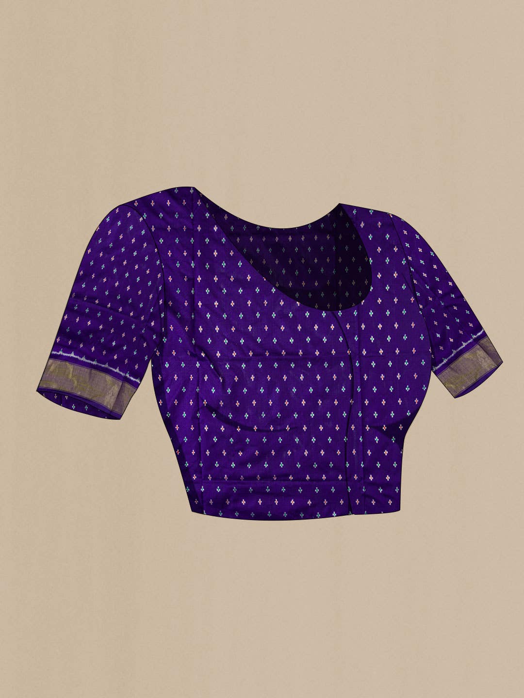 Blue Pochampally Silk Saree