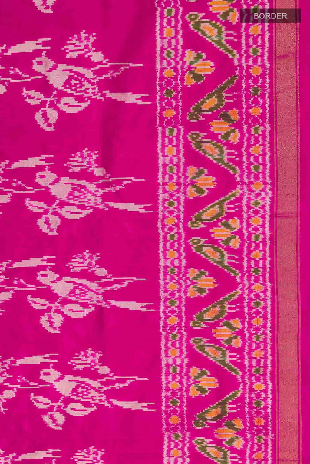 Pink Pochampally Silk Saree