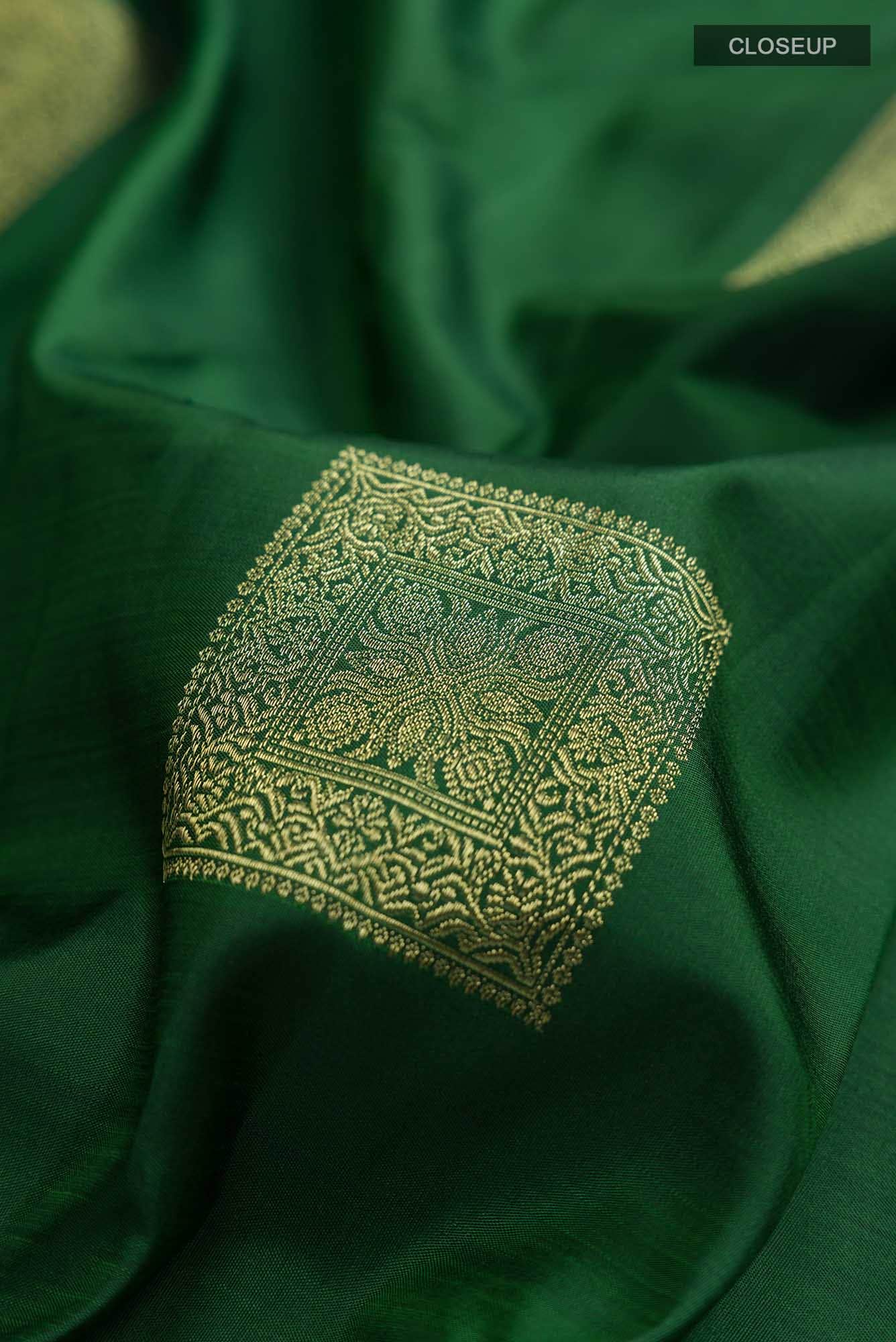 Green Kanchipuram Silk Saree