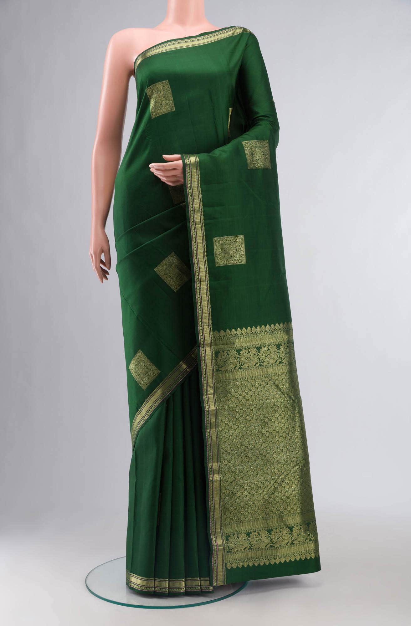 Green Kanchipuram Silk Saree