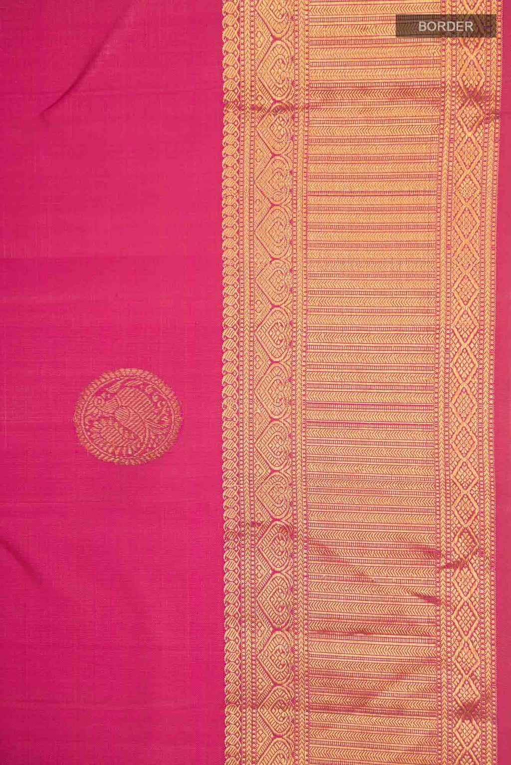 Pink Kanchipuram Silk Saree