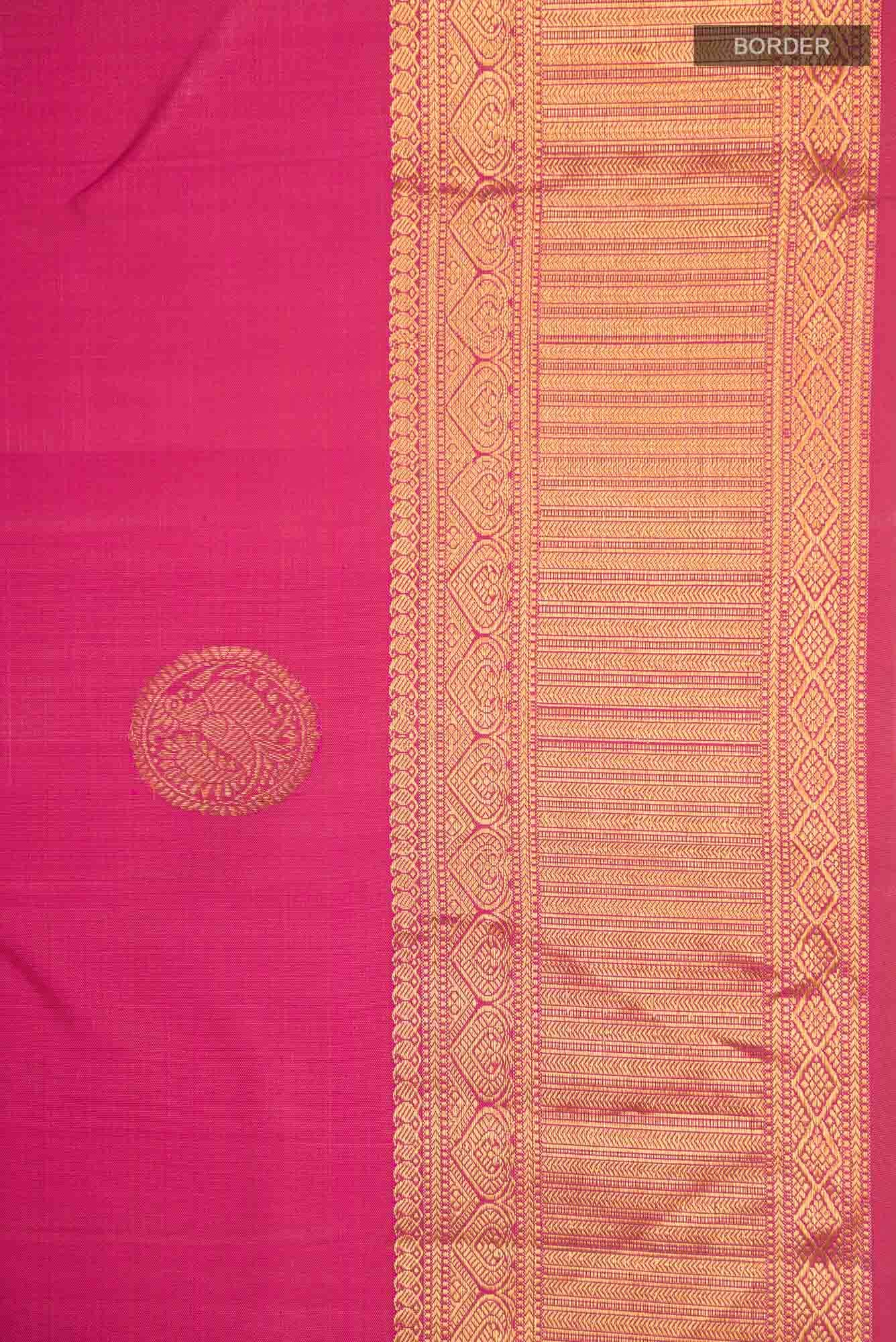 Pink Kanchipuram Silk Saree