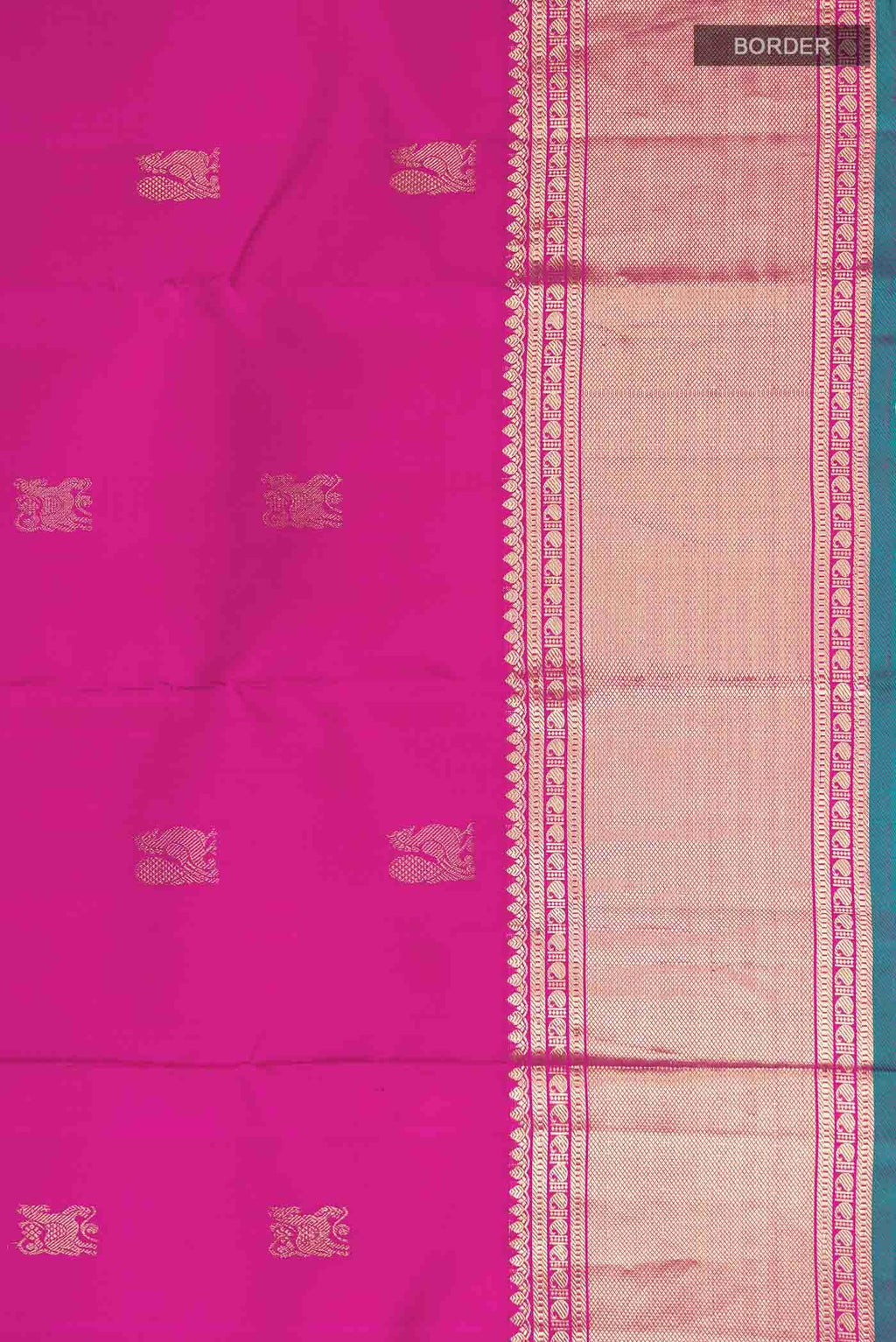 Pink Kanchipuram Silk Saree