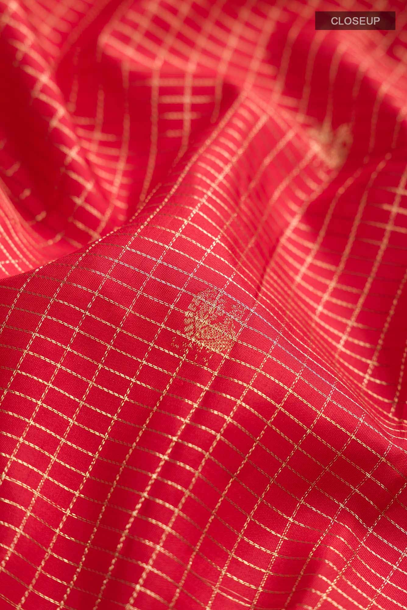 Red Kanchipuram Silk Saree