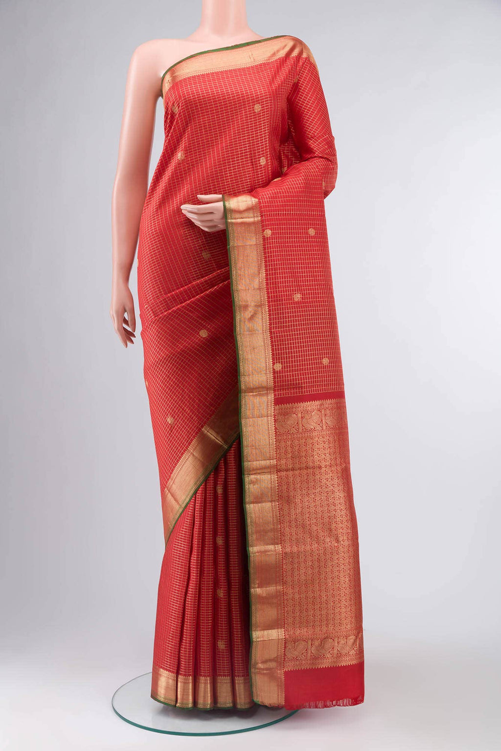 Red Kanchipuram Silk Saree
