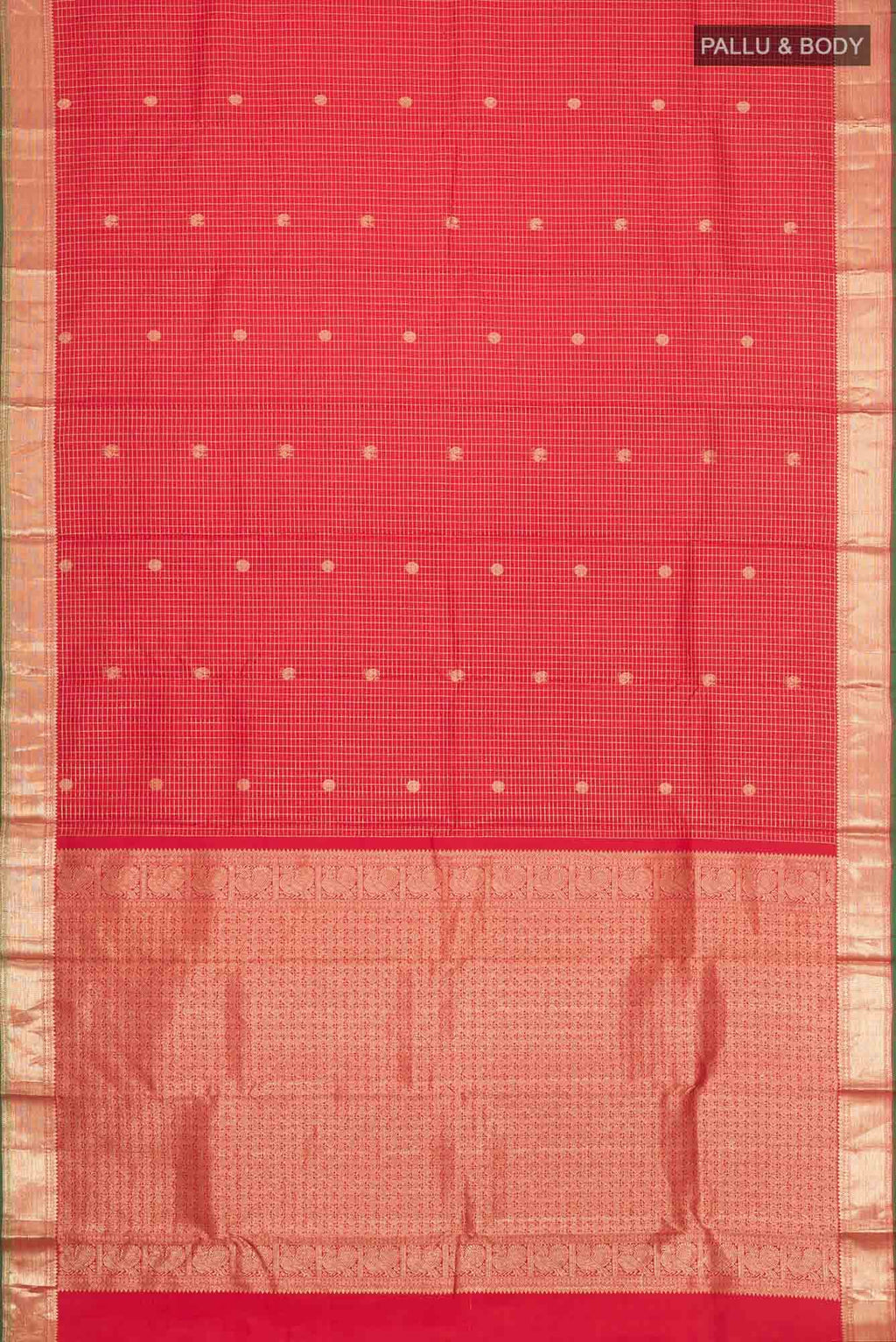 Red Kanchipuram Silk Saree
