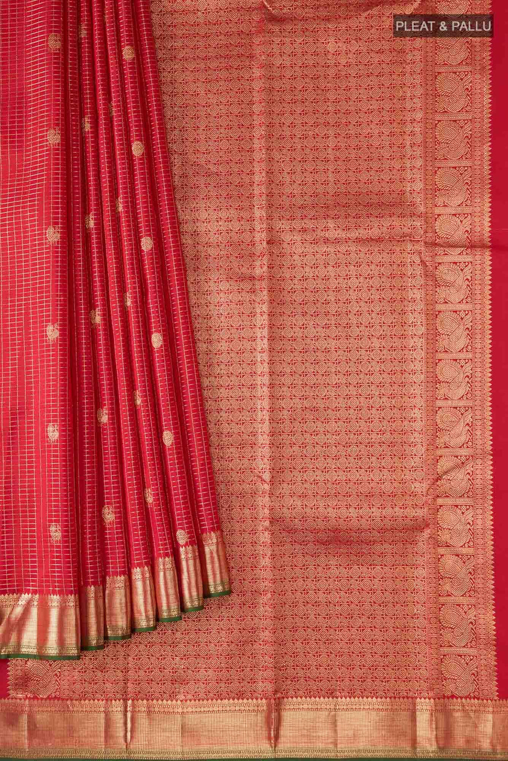 Red Kanchipuram Silk Saree