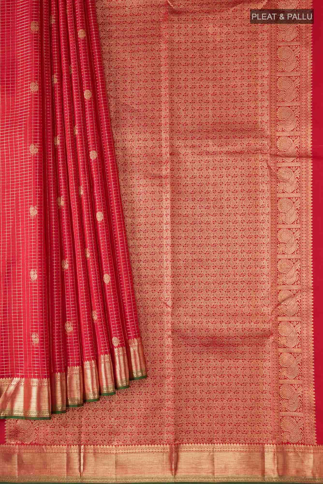 Red Kanchipuram Silk Saree