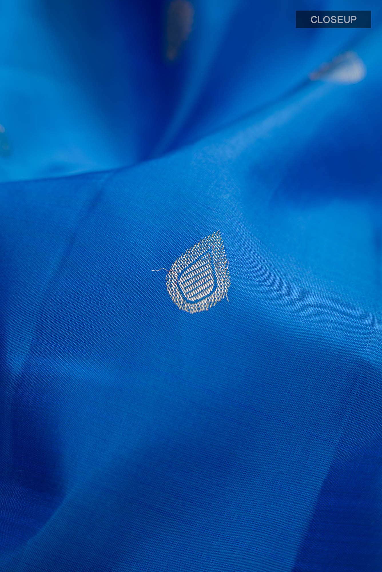 Blue Kanchipuram Silk Saree