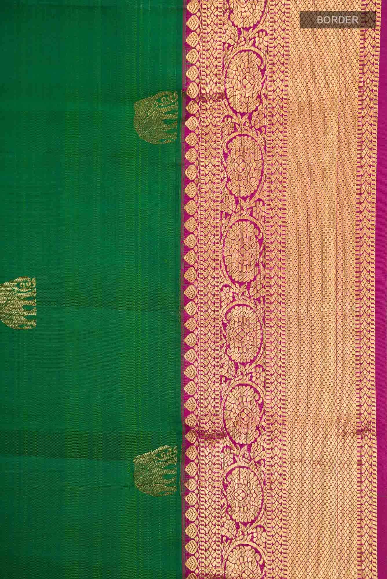 Green Kanchipuram Silk Saree