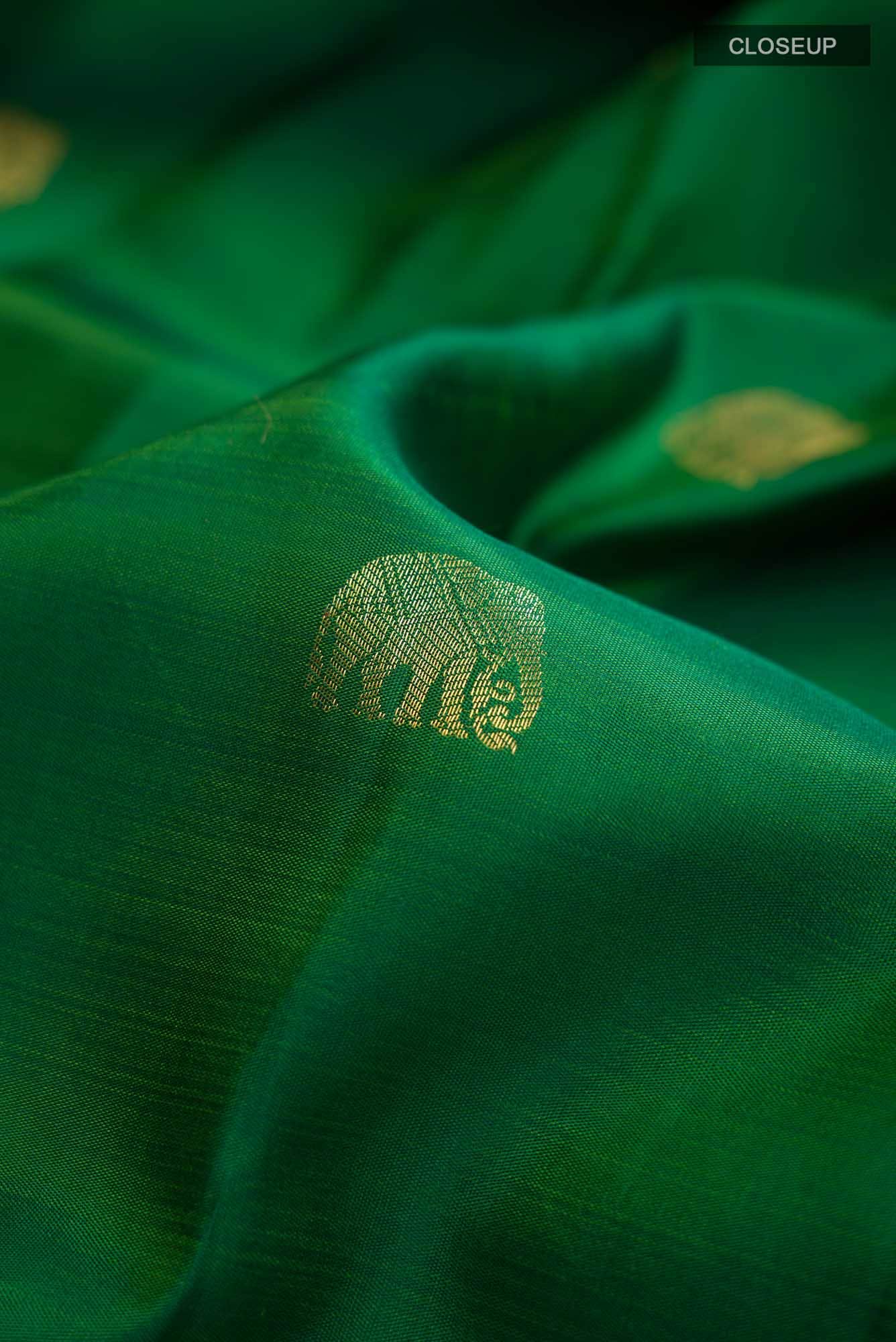 Green Kanchipuram Silk Saree