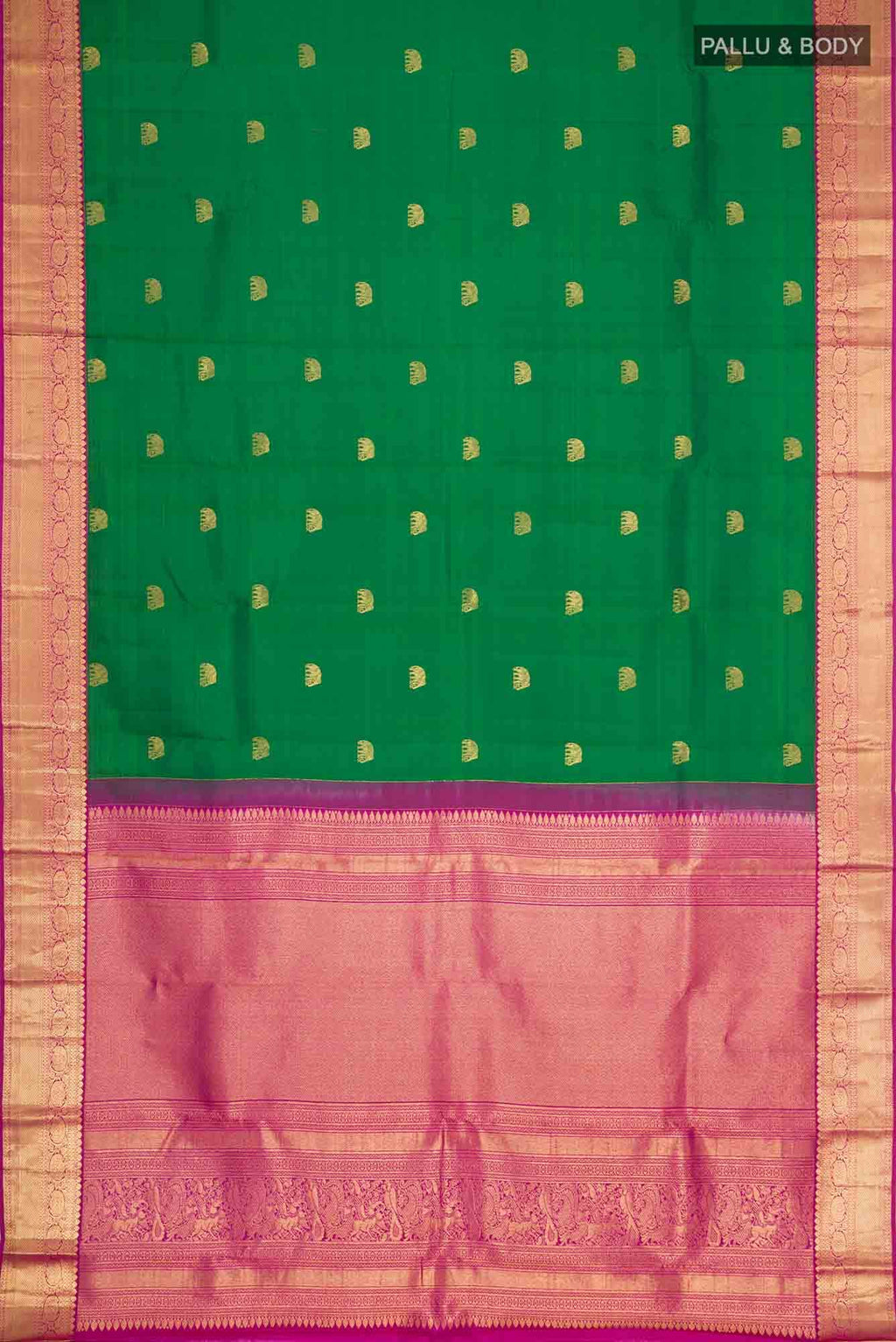 Green Kanchipuram Silk Saree