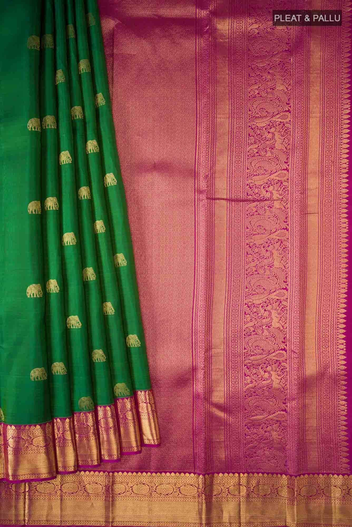 Green Kanchipuram Silk Saree