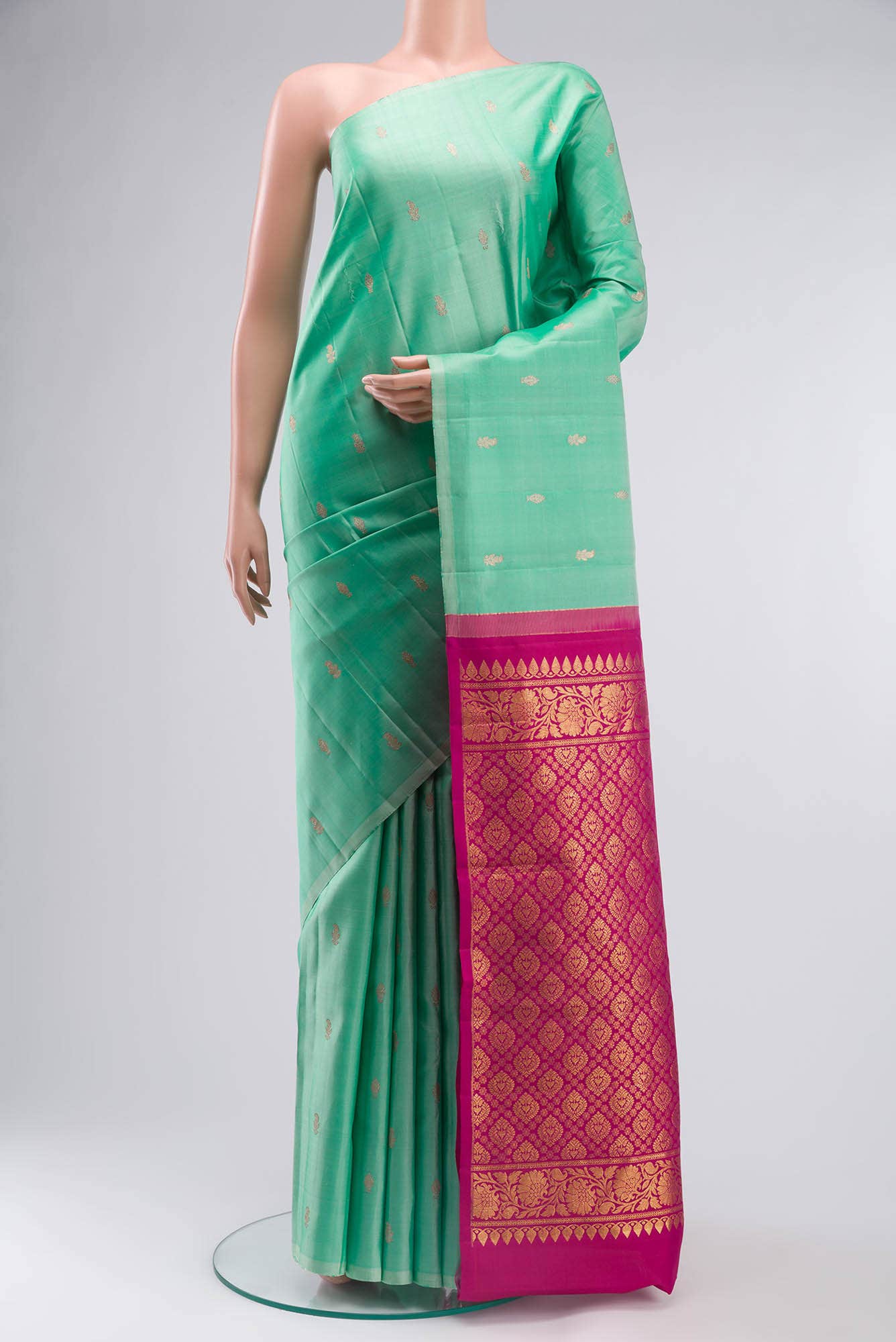 Green Kanchipuram Silk Saree