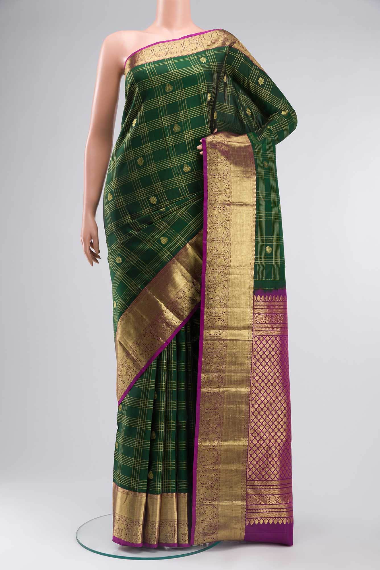 Green Kanchipuram Silk Saree