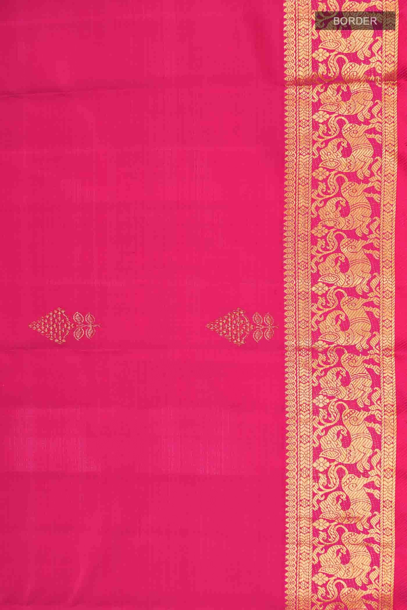 Pink Kanchipuram Silk Saree