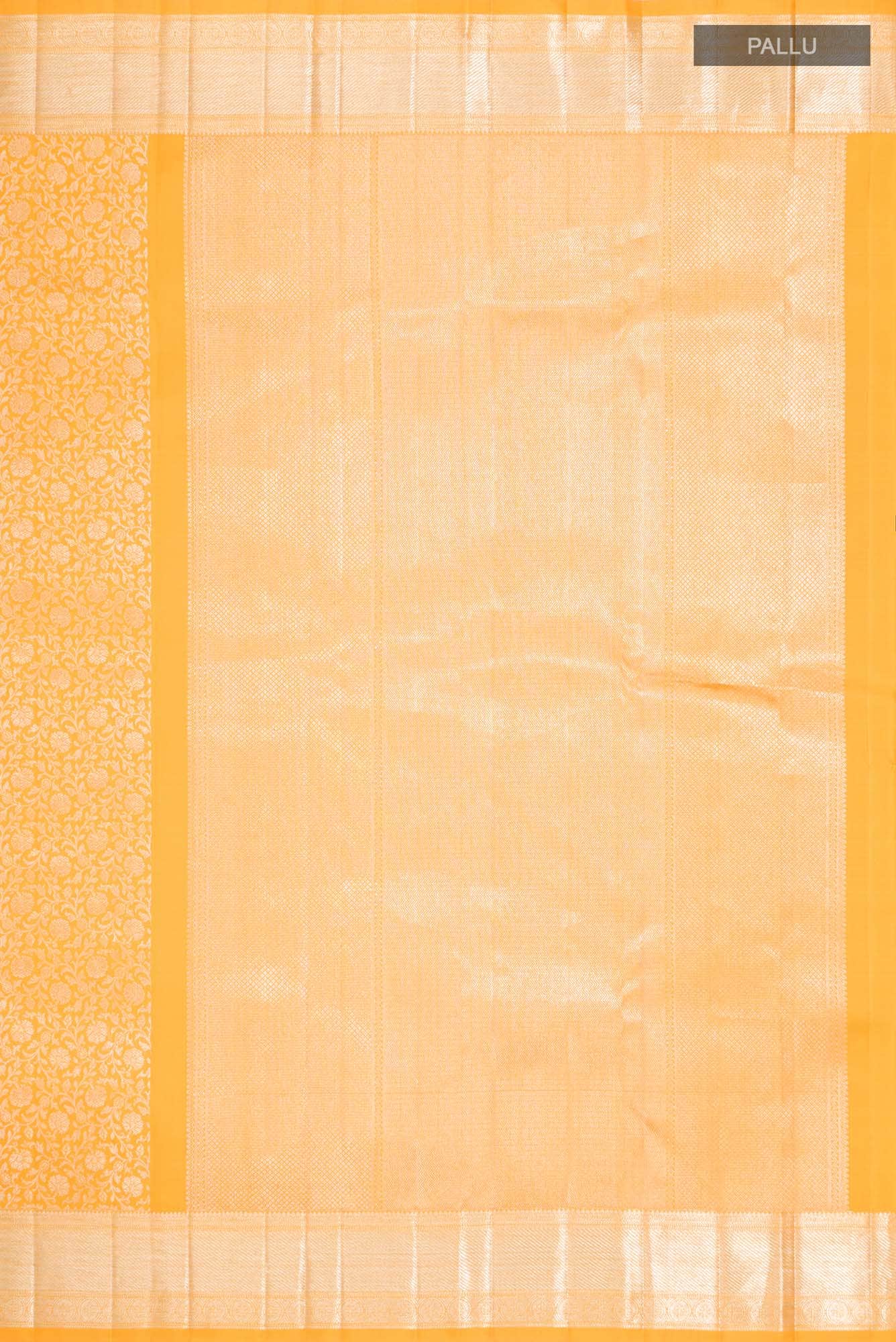 Yellow Kanchipuram Silk Saree