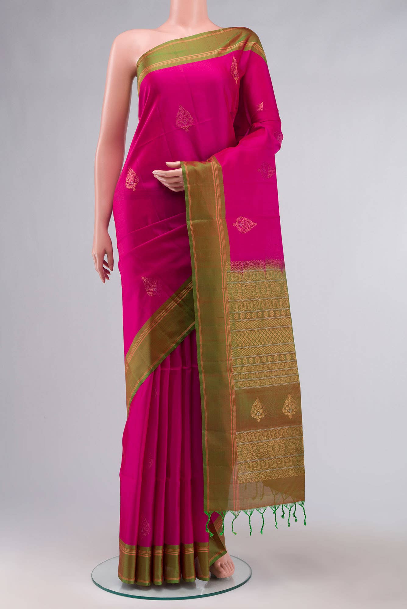 Pink Soft Silk Saree