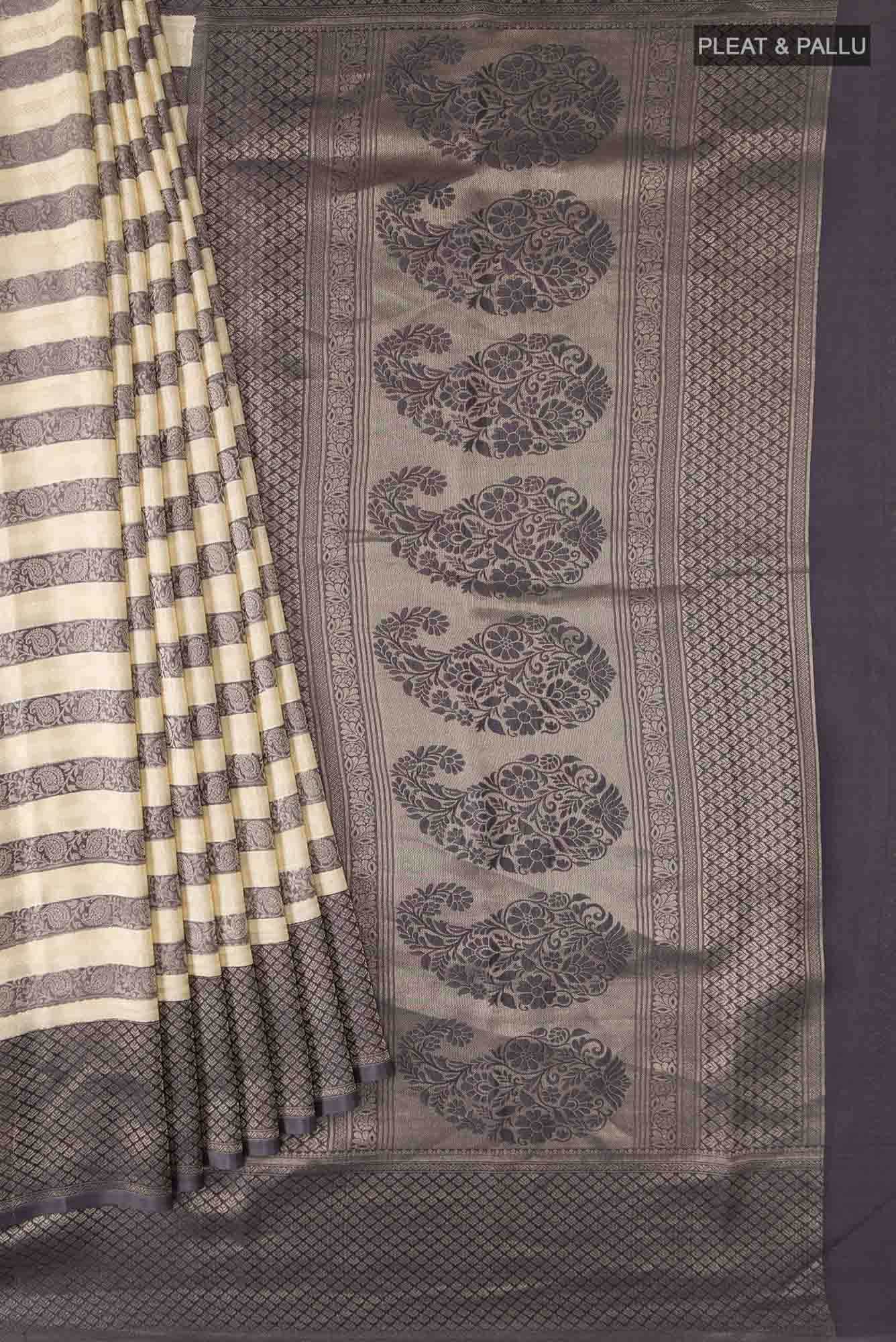 Multi Mysore Crepe Saree