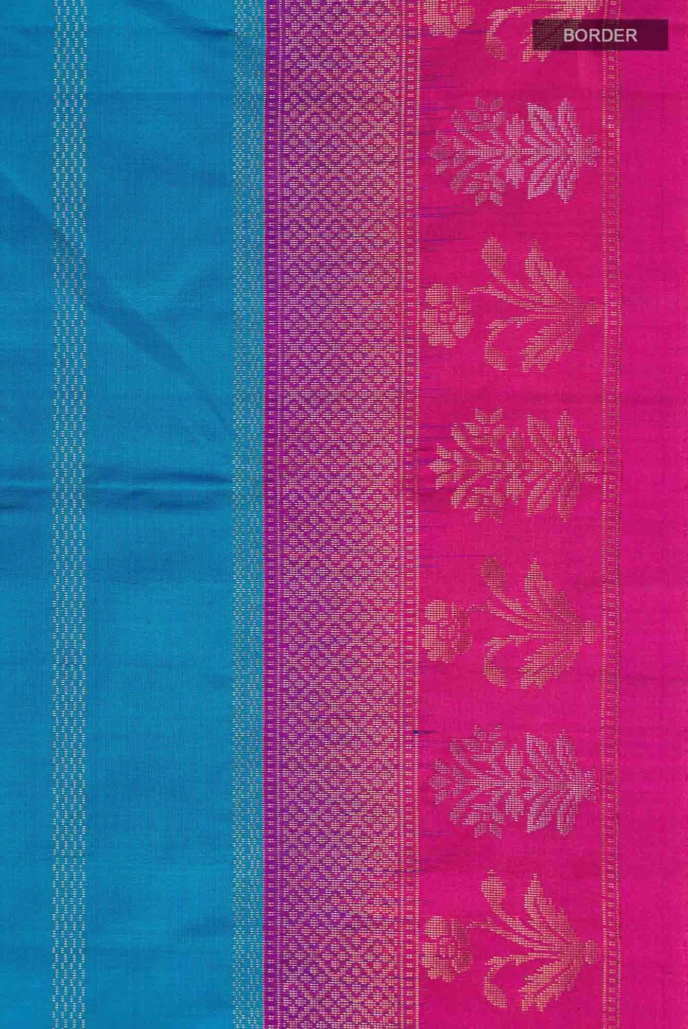 Blue Soft Silk Saree