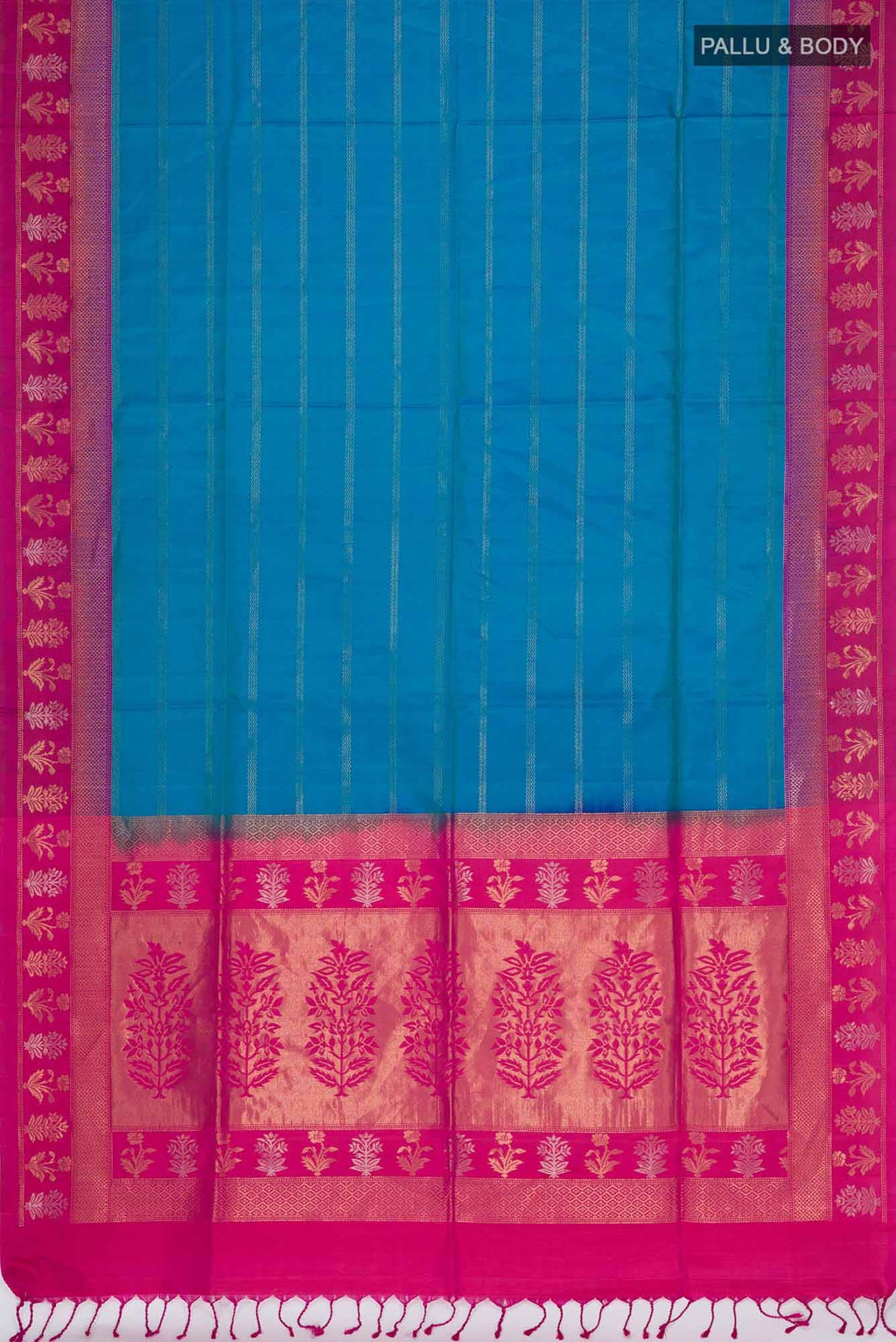 Blue Soft Silk Saree